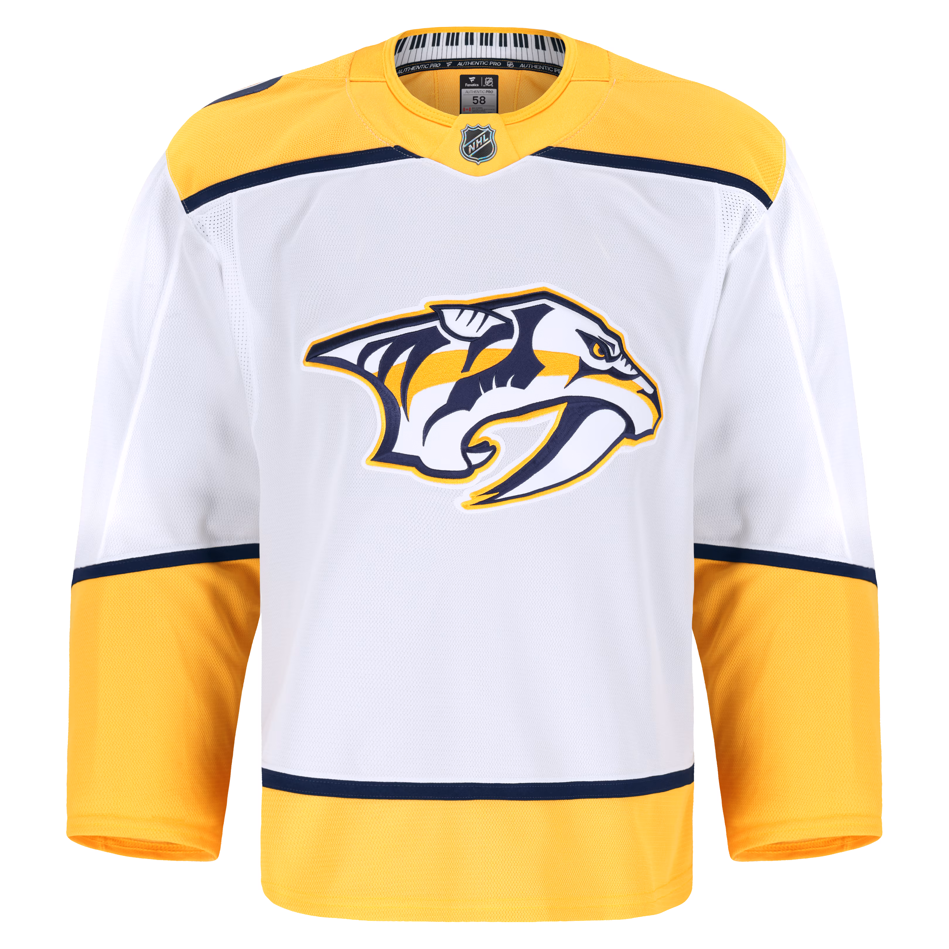 Nashville Predators Fanatics Away Authentic Pro Jersey - White
