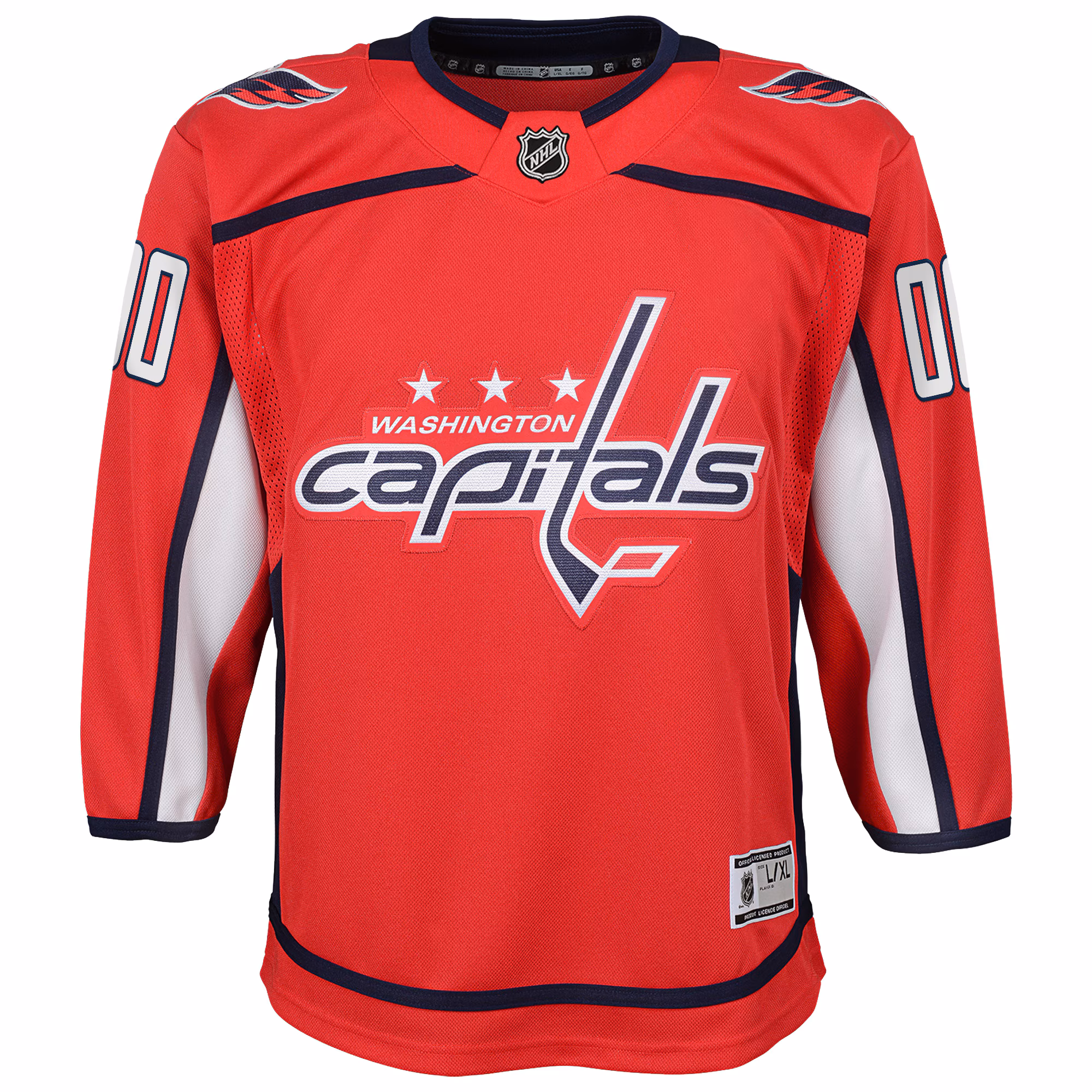 Washington Capitals Youth Home Custom Premier Jersey - Red