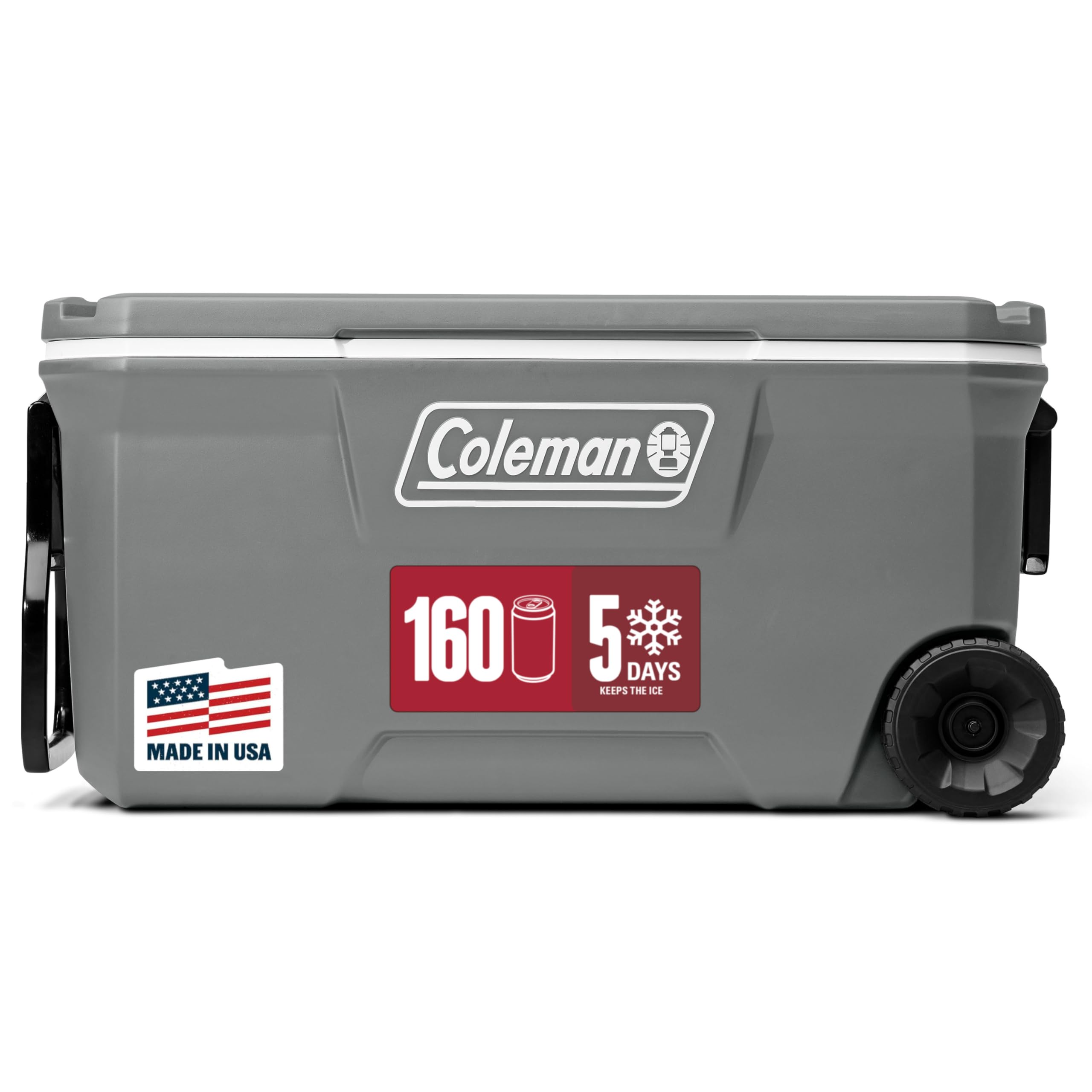 COLEMAN Classic Series 100-Quart Insulated Rolling Cooler