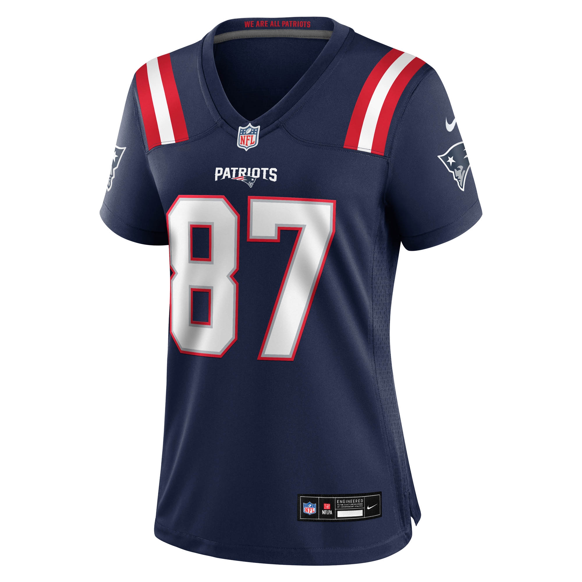Romeo Doubs New England Patriots Nike Women's Game Jersey - Navy