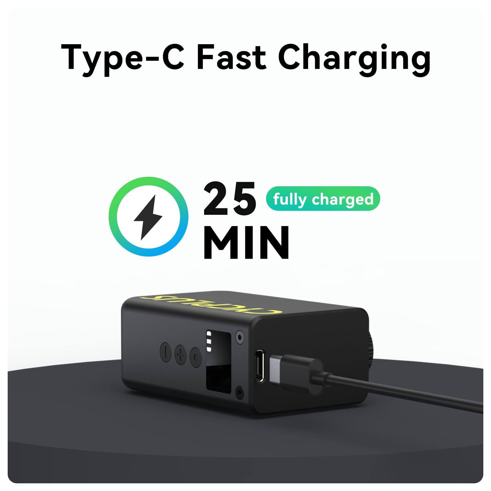 CYCPLUS AS2 Ultra Tiny Electric Bike Pump with Gauge