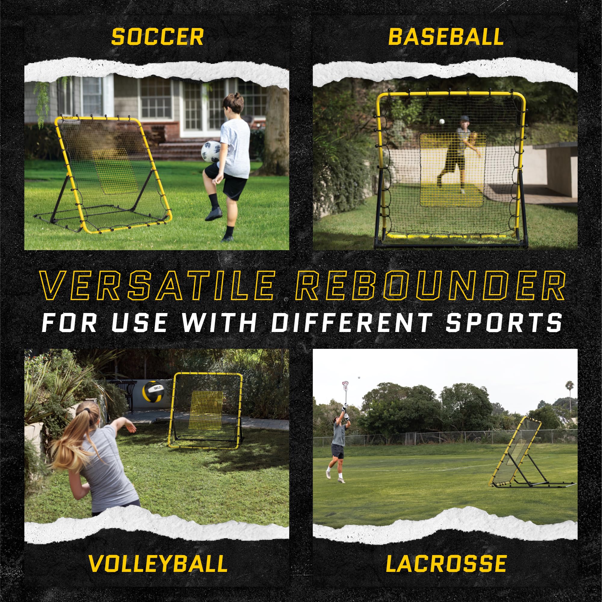 SKLZ Fielding Trainer Rebounder Net for Baseball & Softball