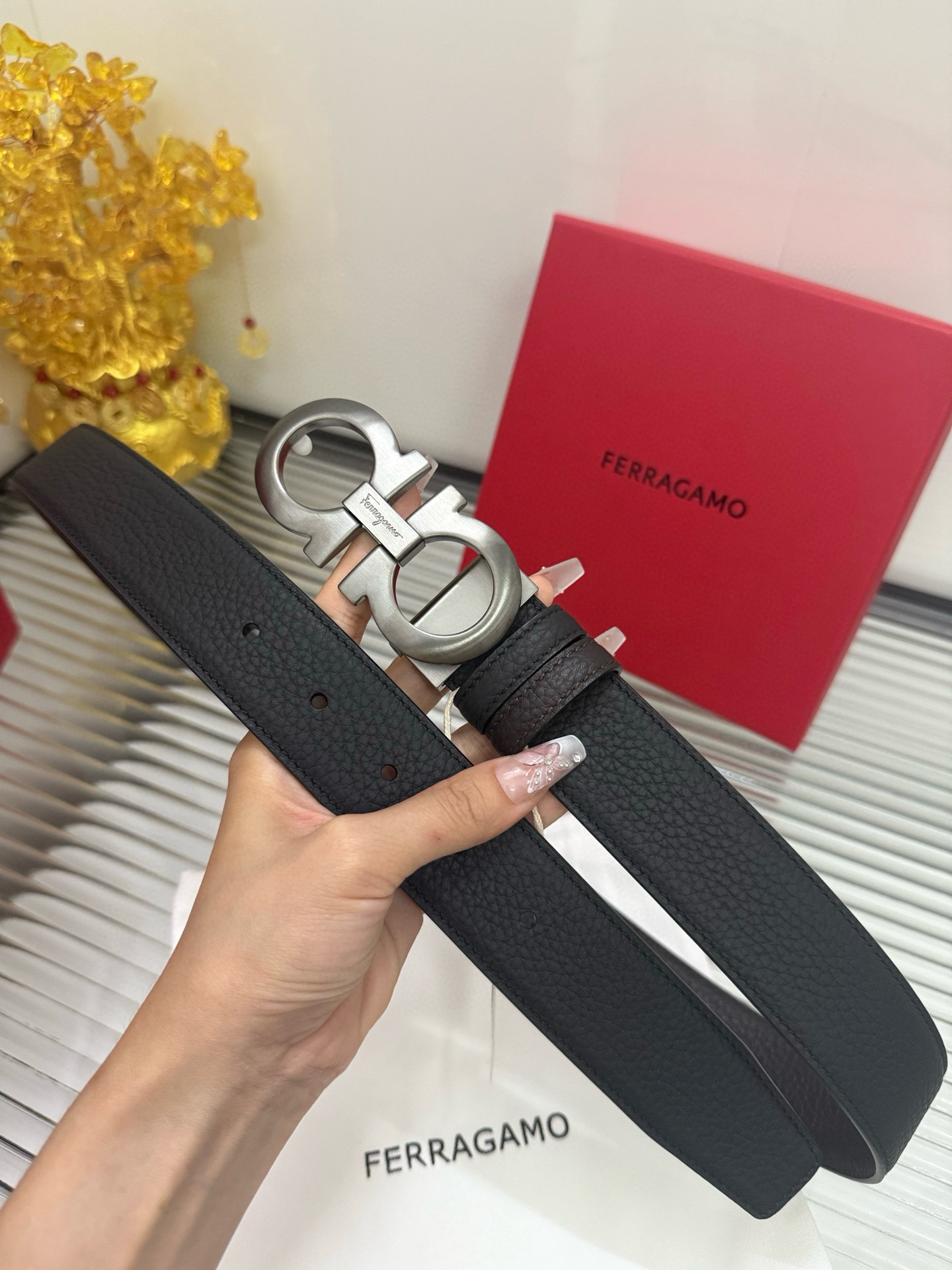Ferragamo belt-9