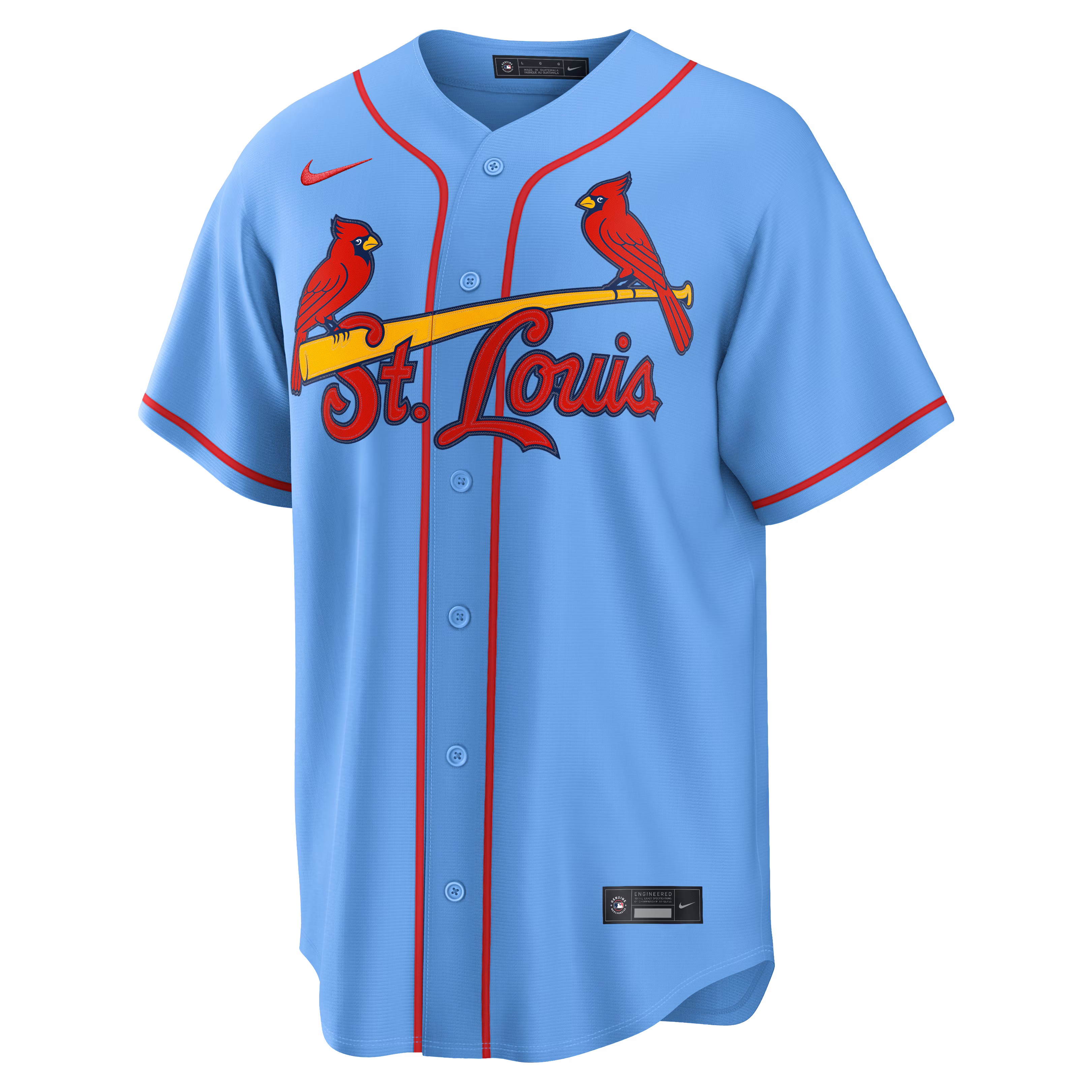 St. Louis Cardinals Nike Alternate Replica Jersey - Light Blue