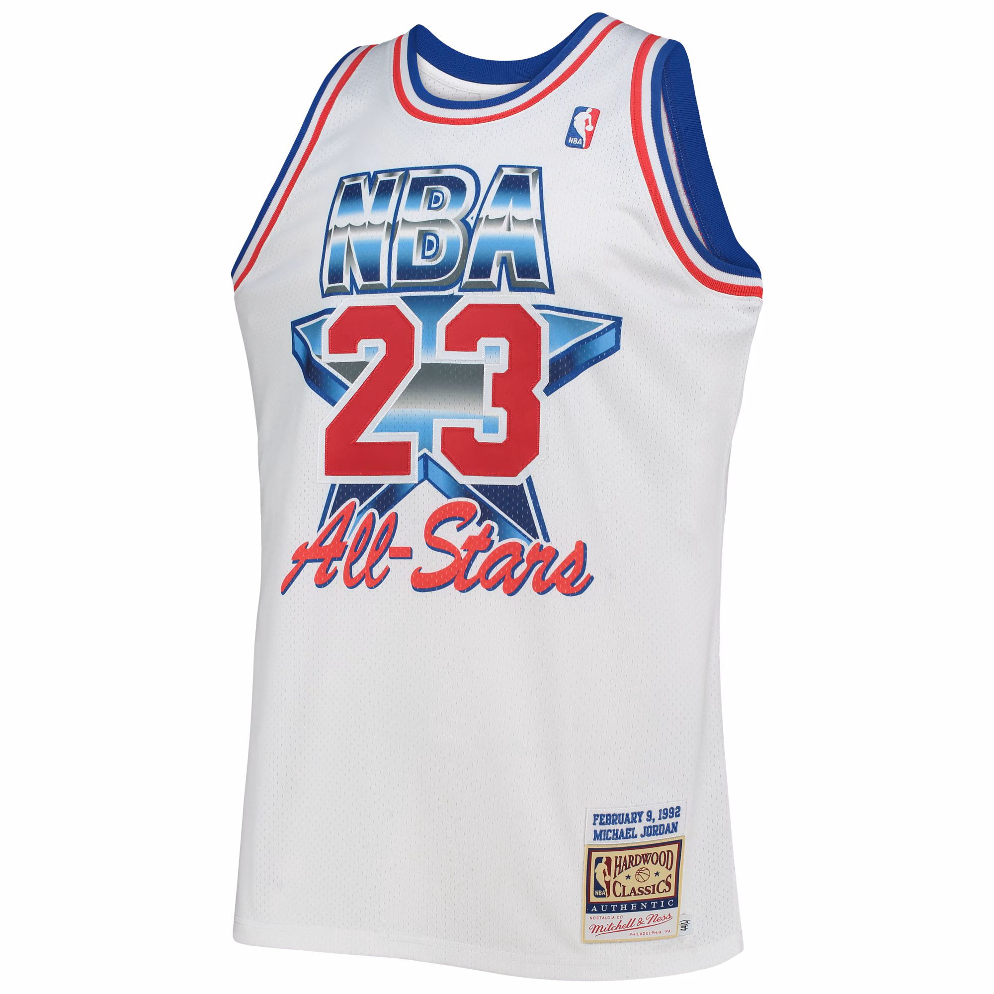 Michael Jordan Eastern Conference Mitchell & Ness Hardwood Classics 1992 NBA All-Star Game Authentic Jersey - White