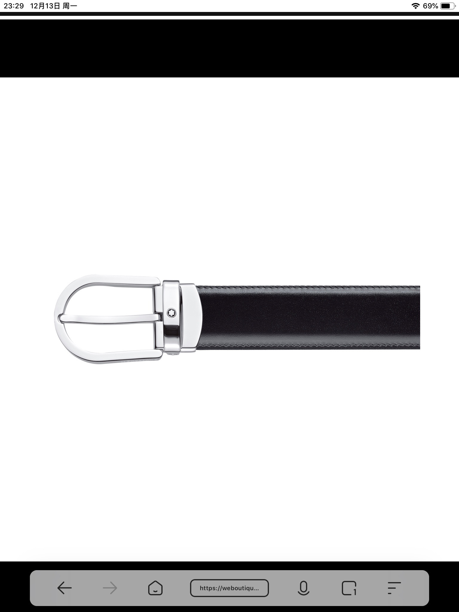 Montblanc belt-121