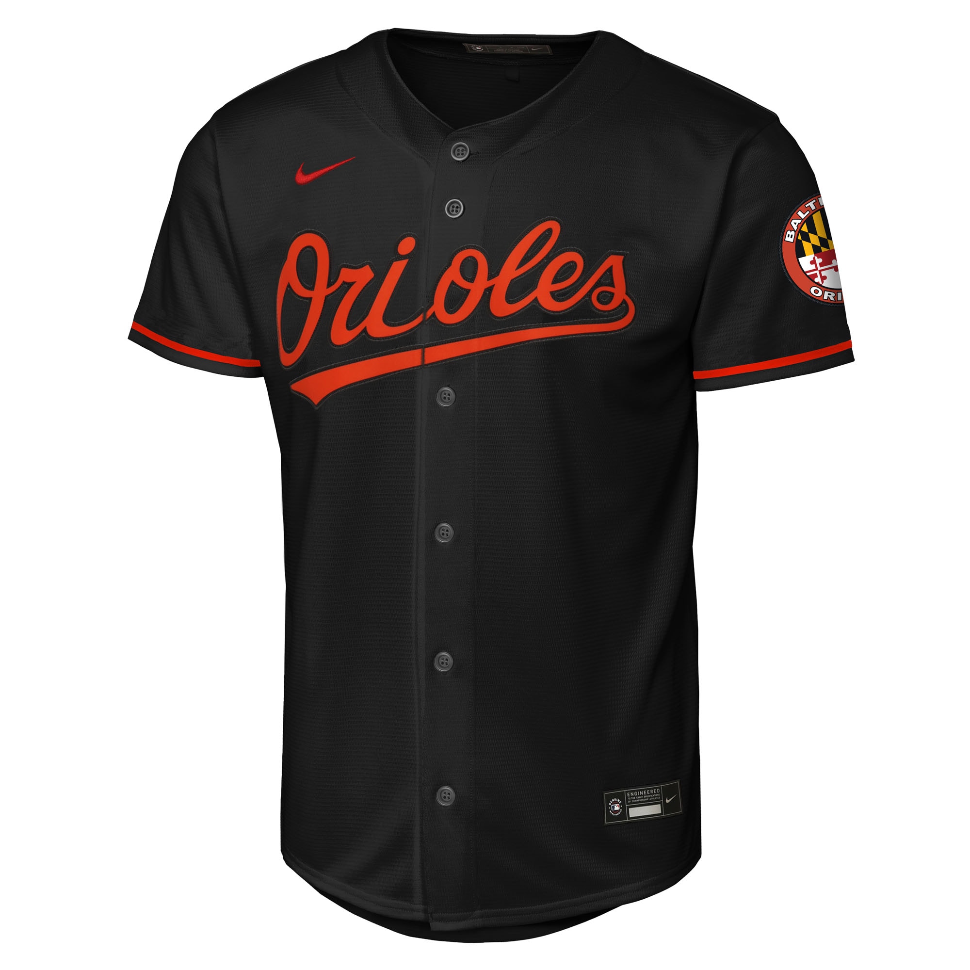 Baltimore Orioles Nike Youth Alternate Stadium Jersey - Black