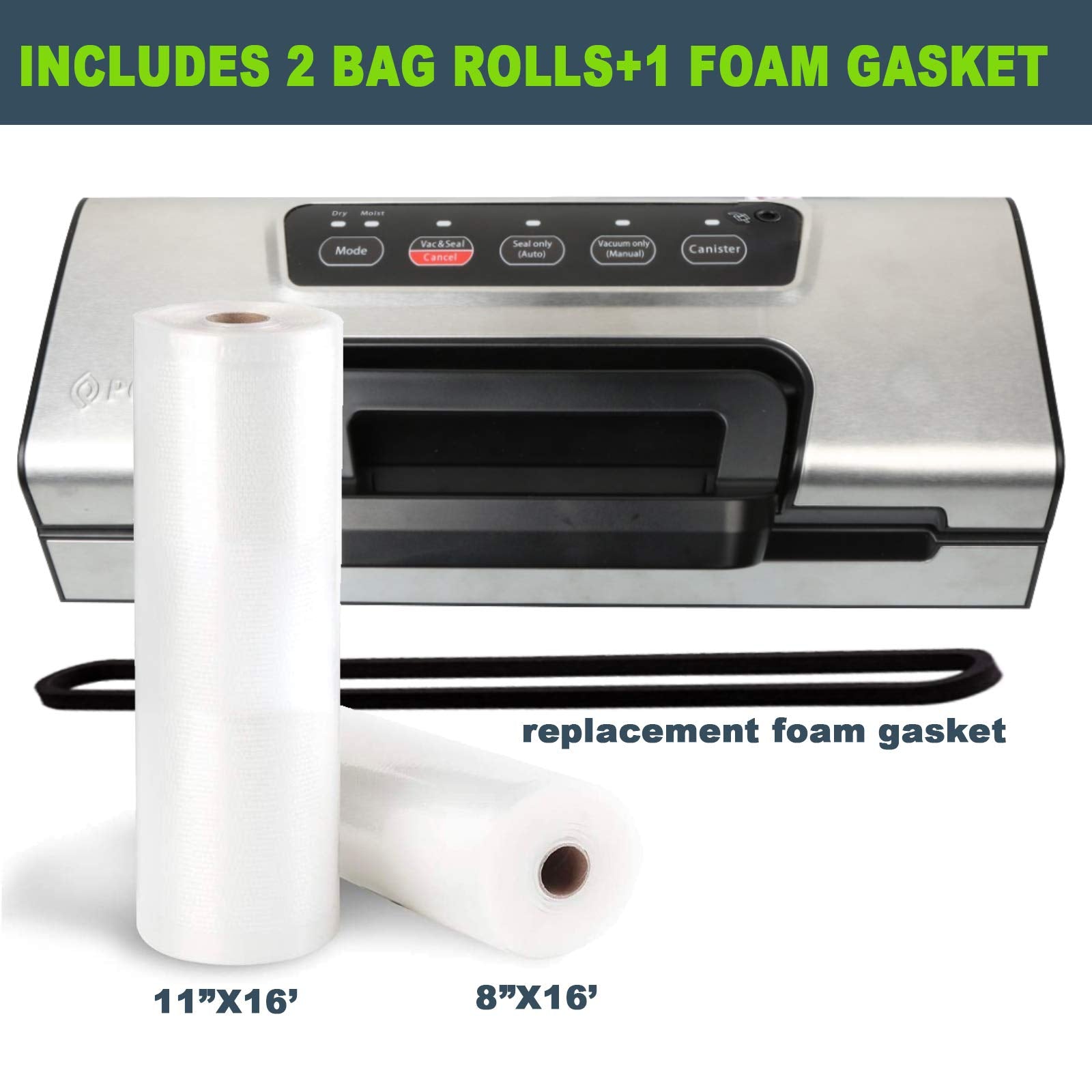 POTANE Precision Vacuum Machine - Pro Food Sealer with Cutter