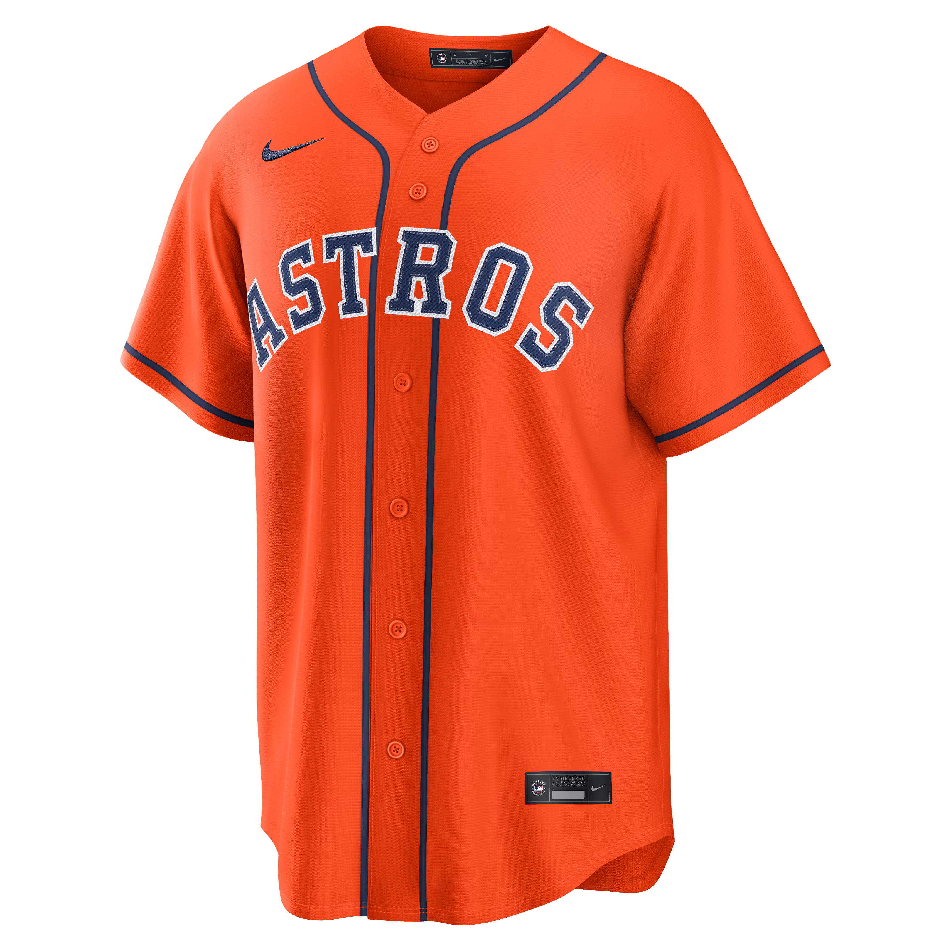 Jose Altuve Houston Astros Nike Alternate Replica Jersey - Orange