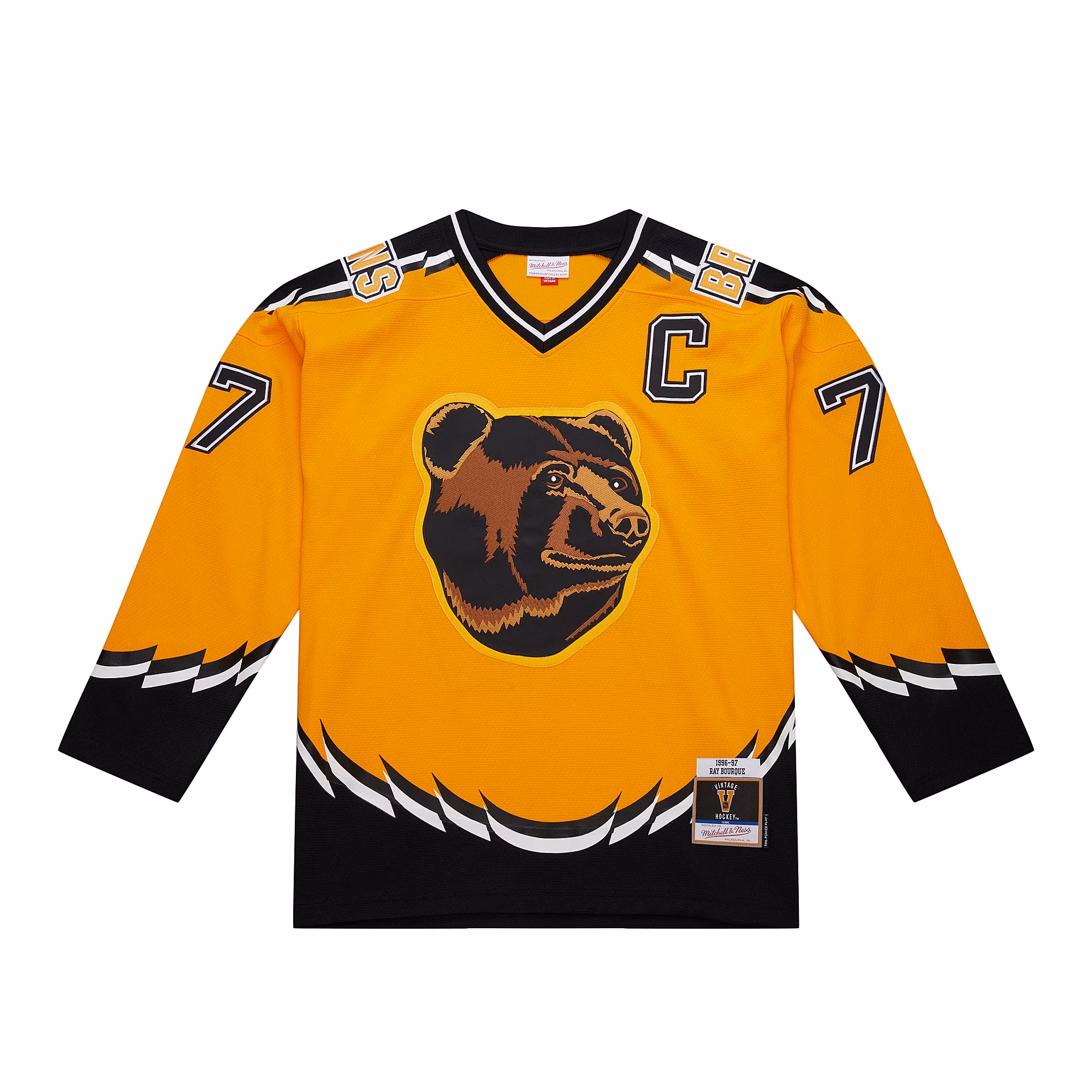 Ray Bourque Boston Bruins Mitchell & Ness 1996-97 Power Play Jersey - Gold