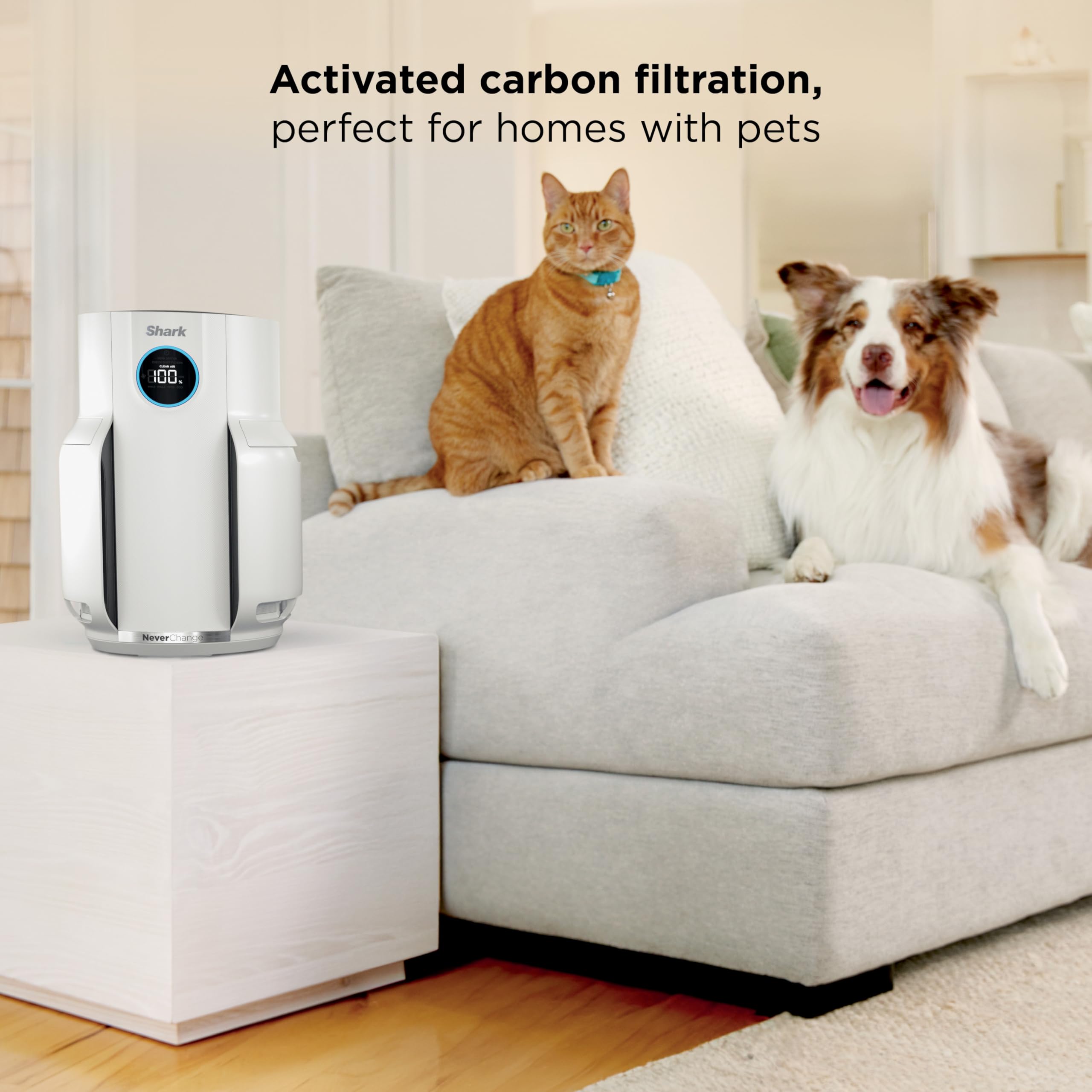 SHARK NeverChange Air Purifier for Large Rooms & Bedrooms
