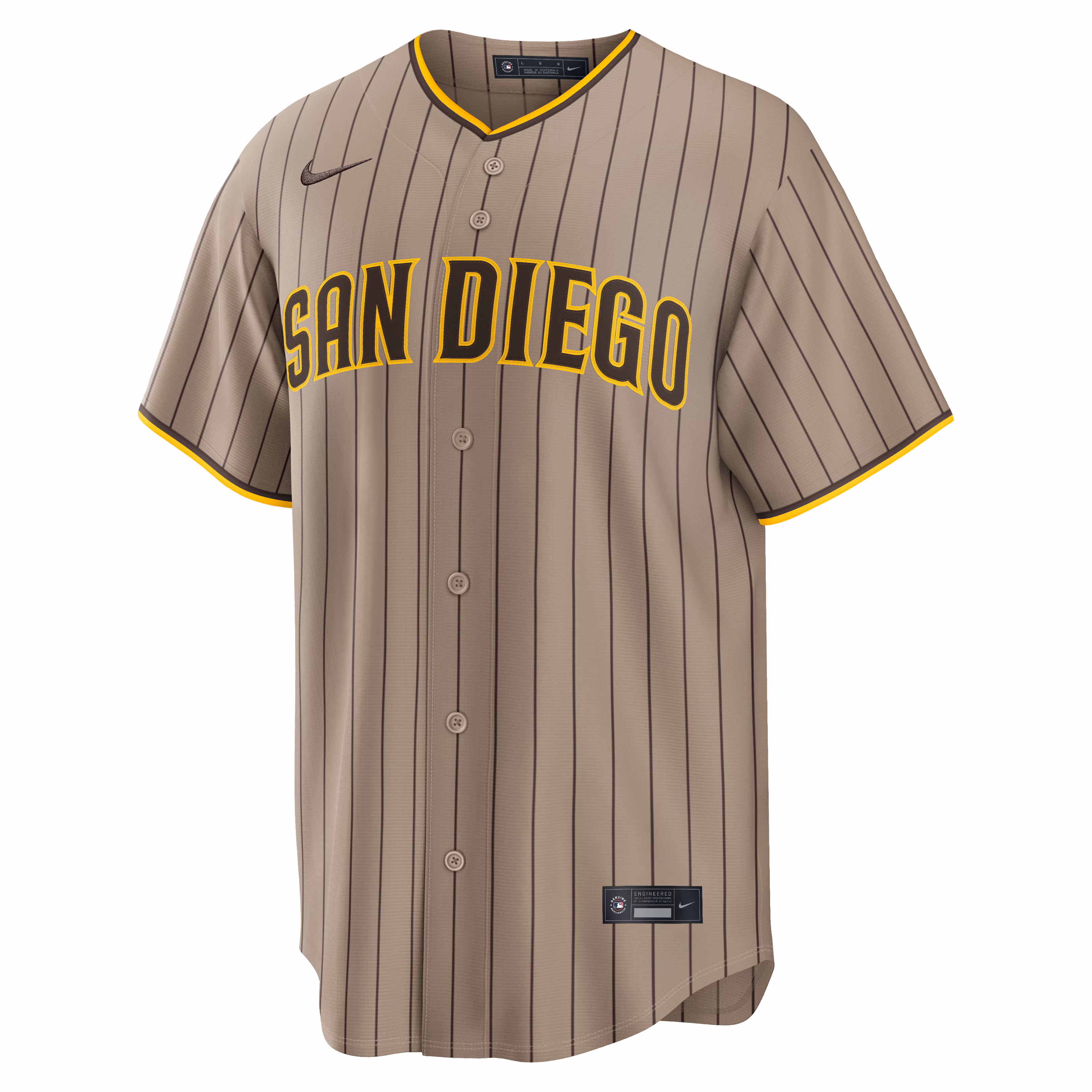 Fernando Tatis Jr. San Diego Padres Nike Alternate Replica Jersey - Sand
