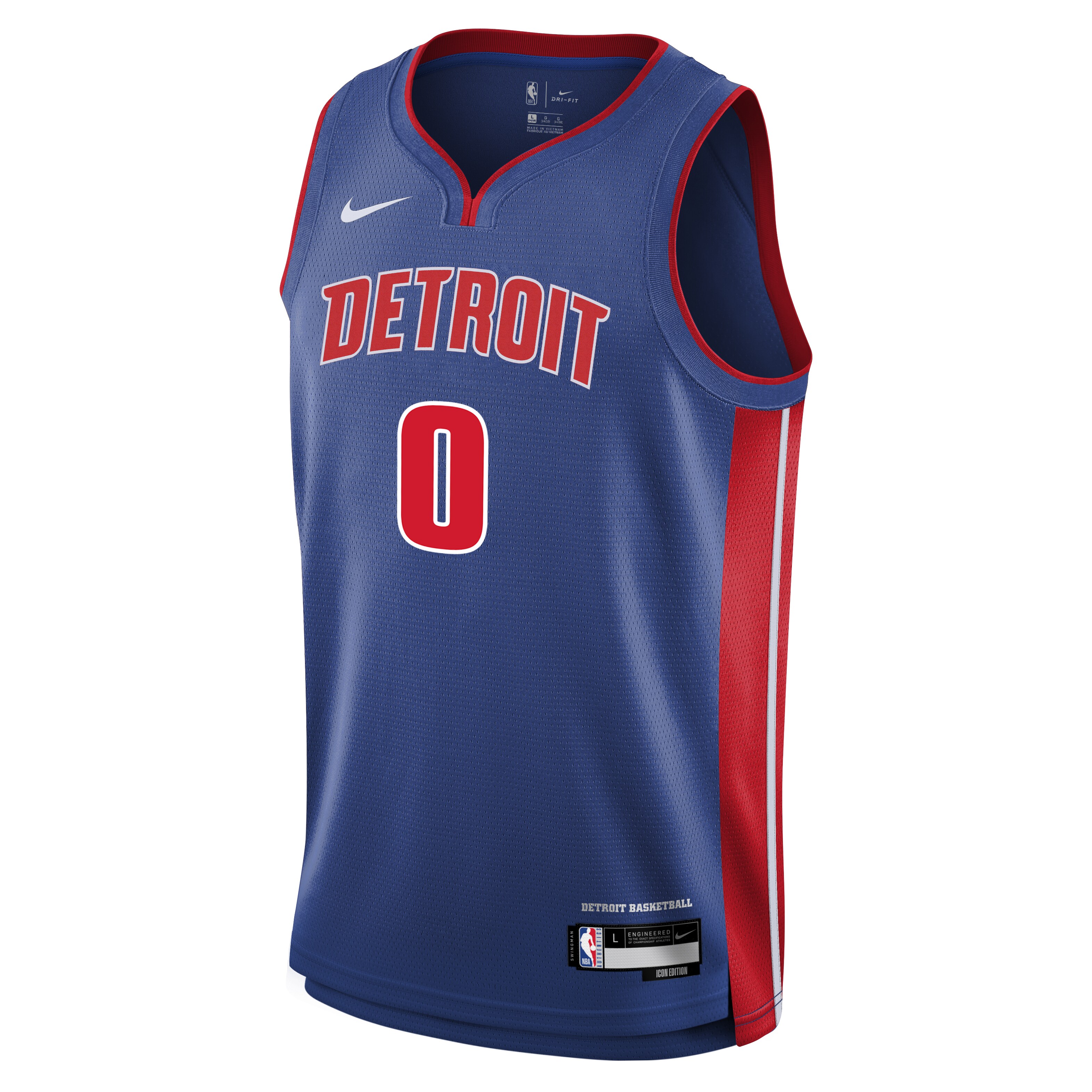 Jalen Duren Detroit Pistons Nike Youth Swingman Jersey - Icon Edition - Blue