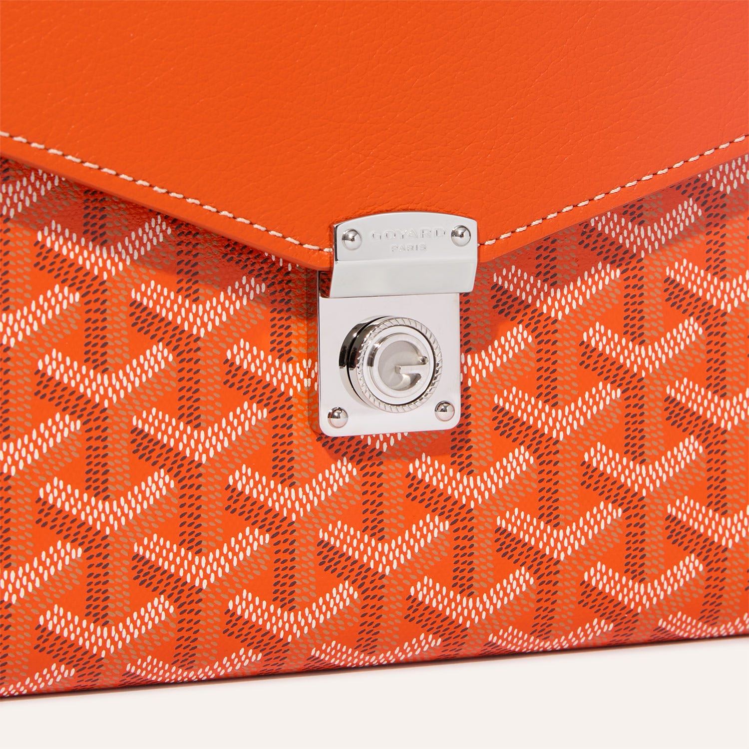 Chypre Wallet-Pouch Stripes and Initials