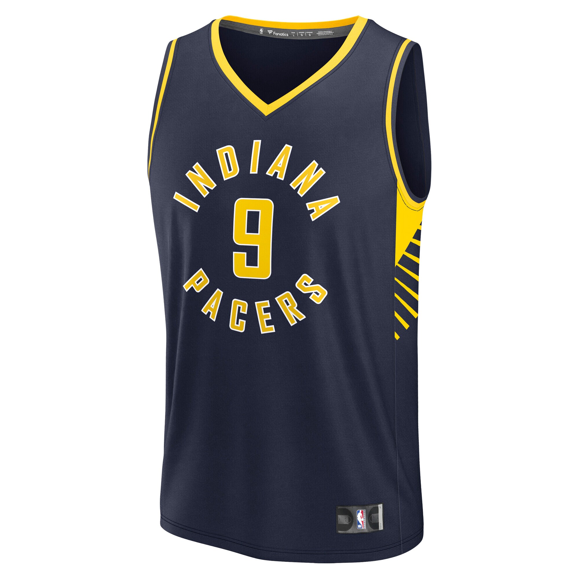 T.J. McConnell Indiana Pacers Fanatics Fast Break Replica Jersey - Navy - Icon Edition