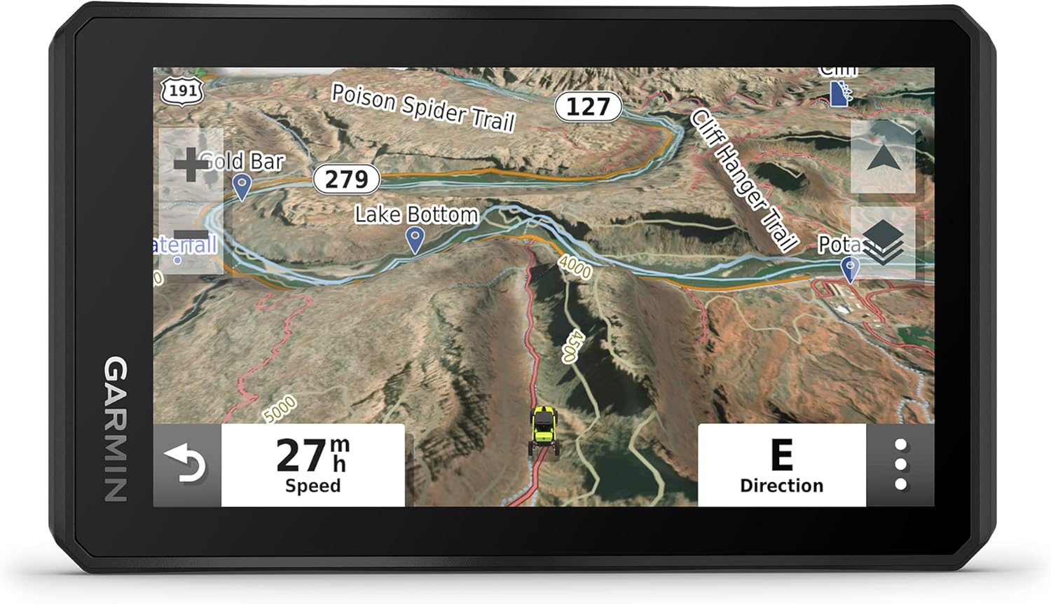 Garmin Tread Powersport Off-Road Navigator, Includes Topographic Mapping, Private and Public Land Info and More, 5.5