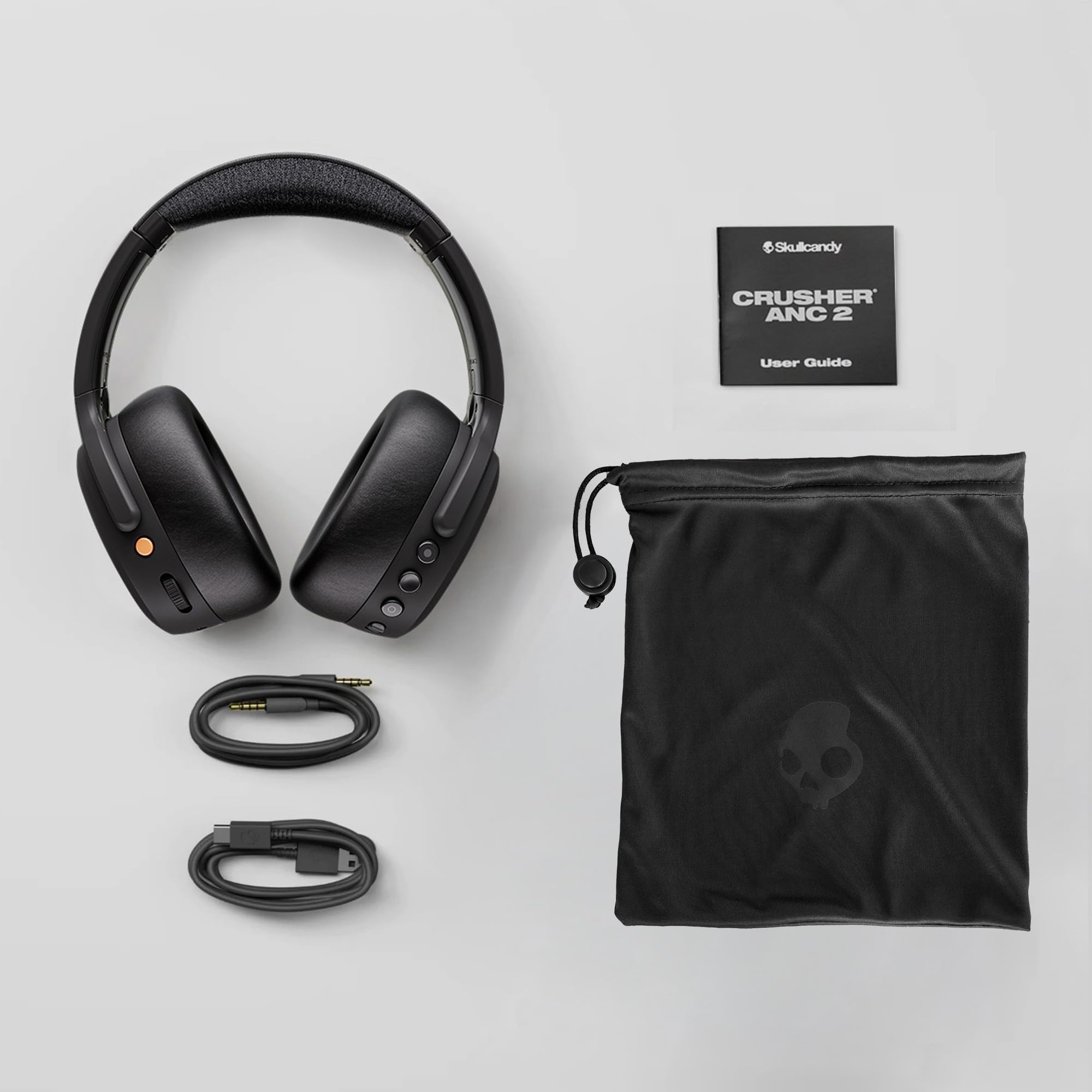 SKULLCANDY Crusher ANC 2 Wireless Over-Ear Headphones - True Black