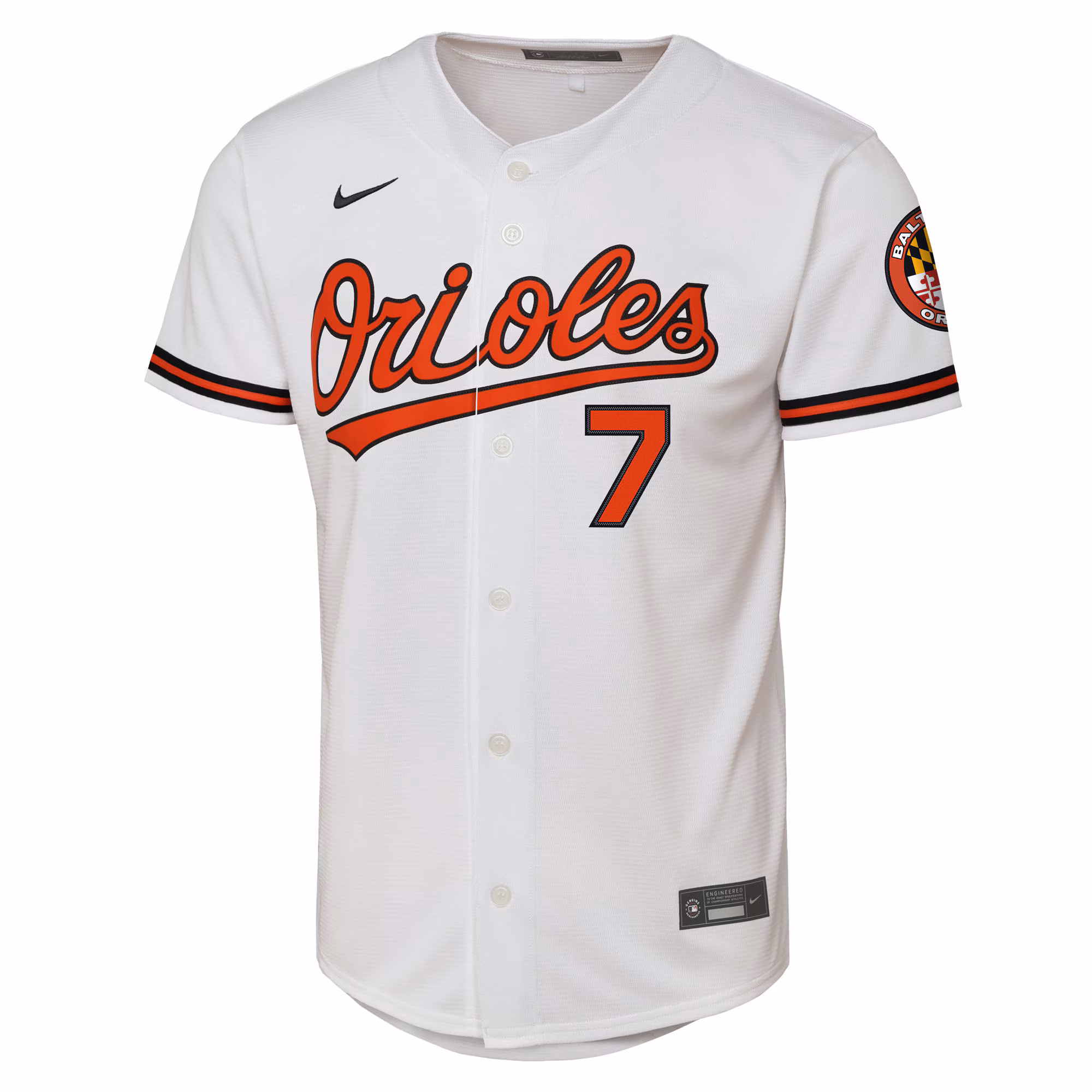 Jackson Holliday Baltimore Orioles Nike Youth Home Stadium Player Jersey - White