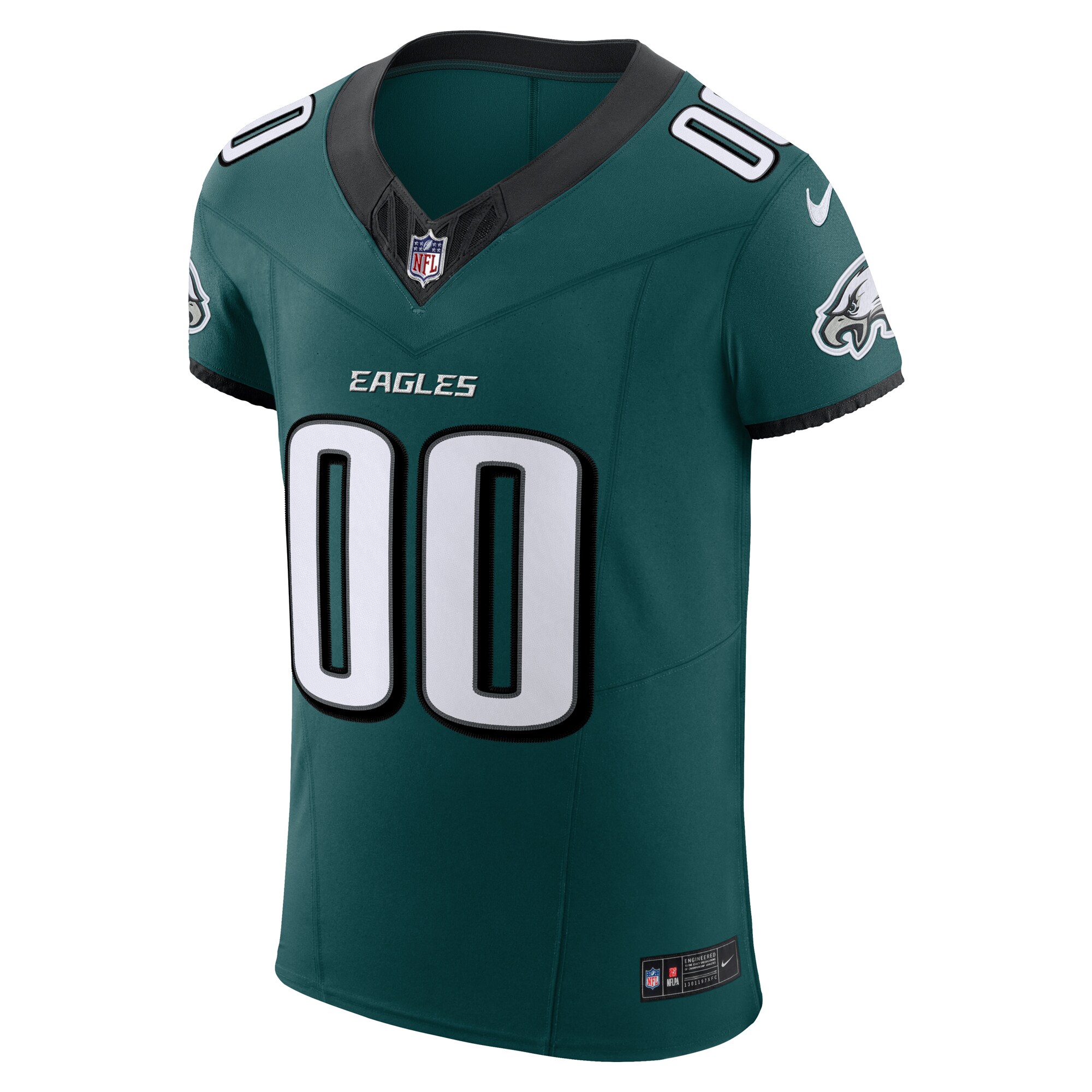 Philadelphia Eagles Nike Team Vapor F.U.S.E. Elite Custom Jersey - Midnight Green