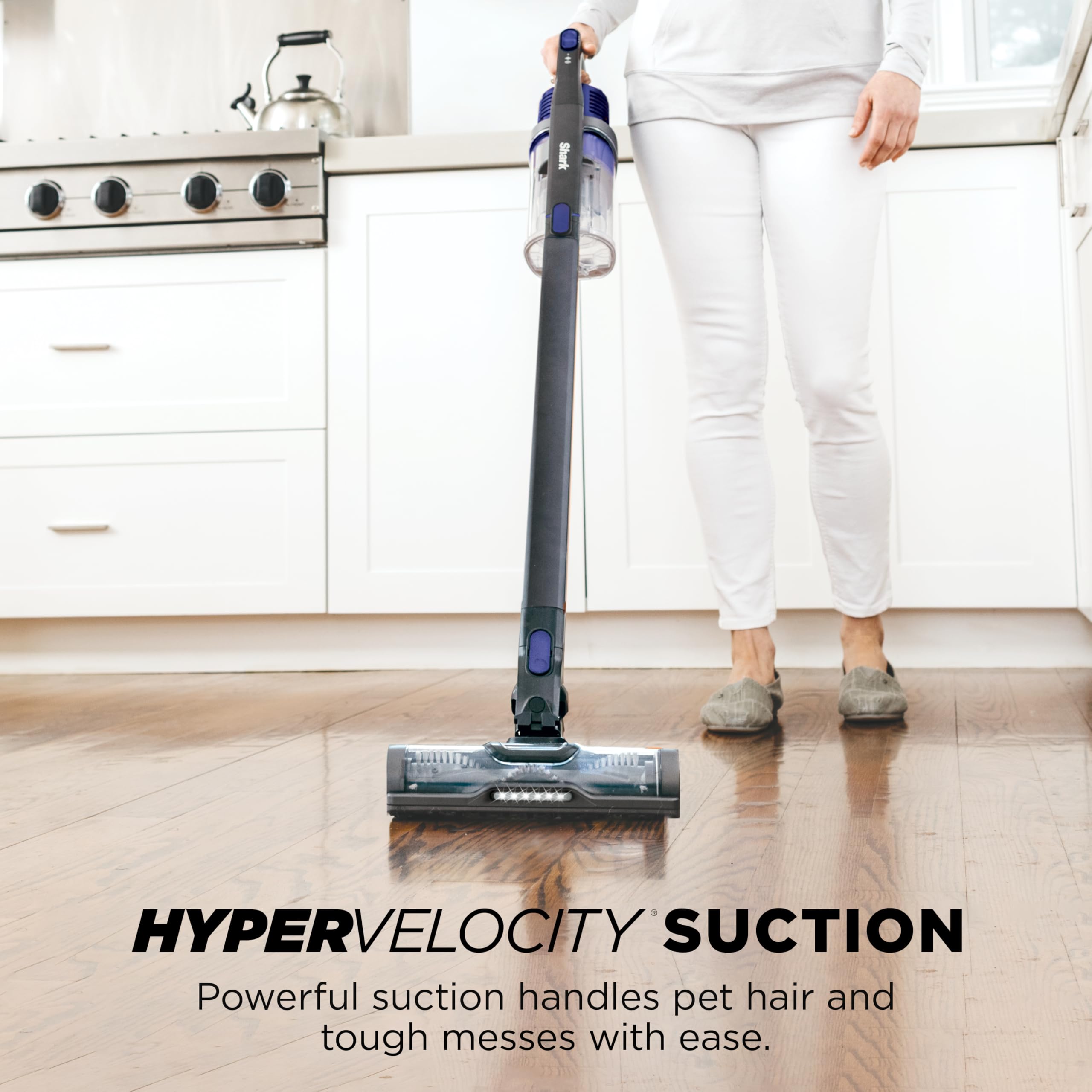 SHARK Pet Cordless Vacuum Cleaner with LED Headlights