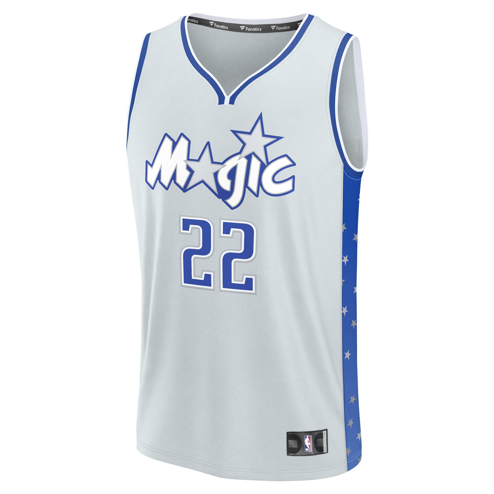 Franz Wagner Orlando Magic Fanatics Youth 2025/26 City Edition Fast Break Jersey - Silver