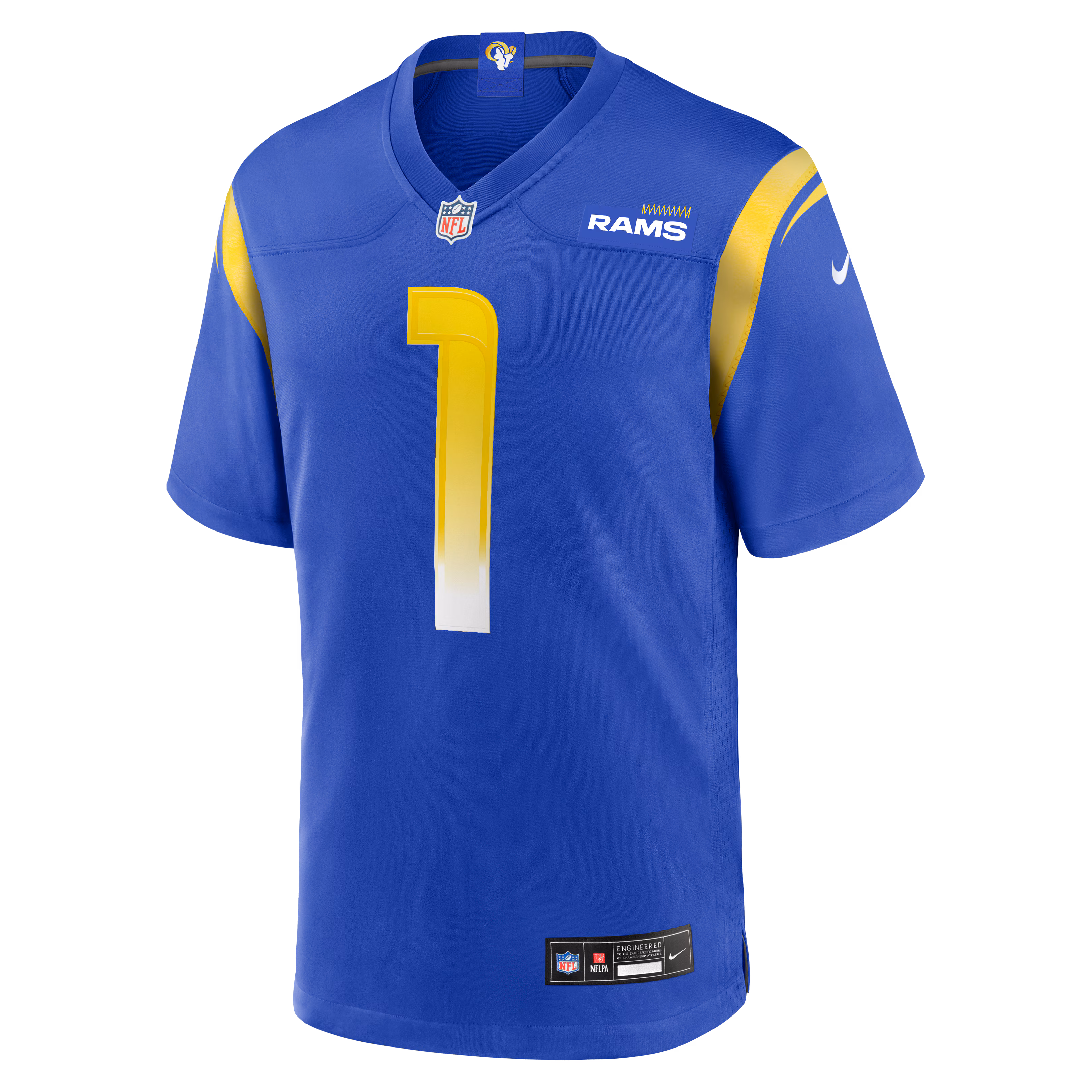 Number 1 Dad Los Angeles Rams Nike Game Jersey - Royal