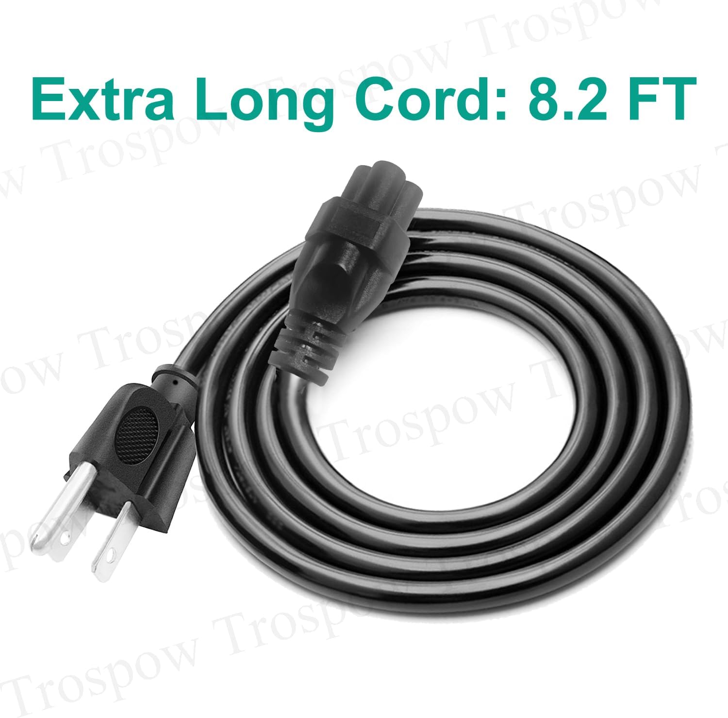 3 Prong Power Cord Replacement for Philips 241V8LB B0C8ZKV5R9 241V8LB 221V8LB 221V8 221V8L 221V8LN 271V8LB Monitor 8.2ft C5 AC Cable