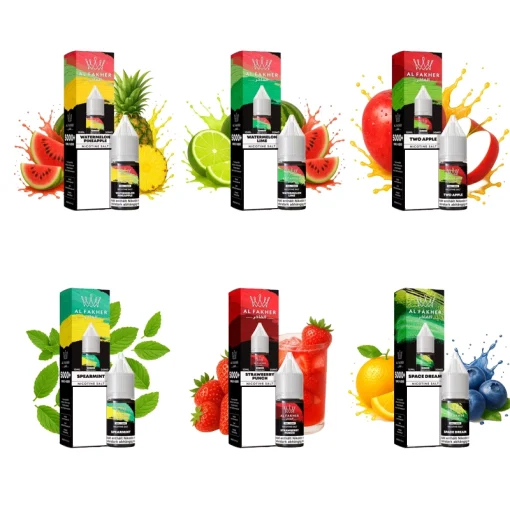 Al fakher E-liquid 10 ml 5 Pieces Liquidi Puff