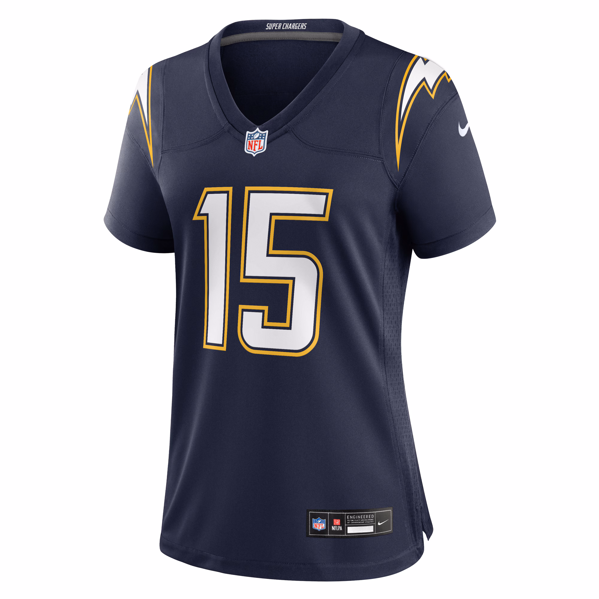 Ladd McConkey Los Angeles Chargers Nike Women's Alternate Super Chargers Game Jersey - Navy