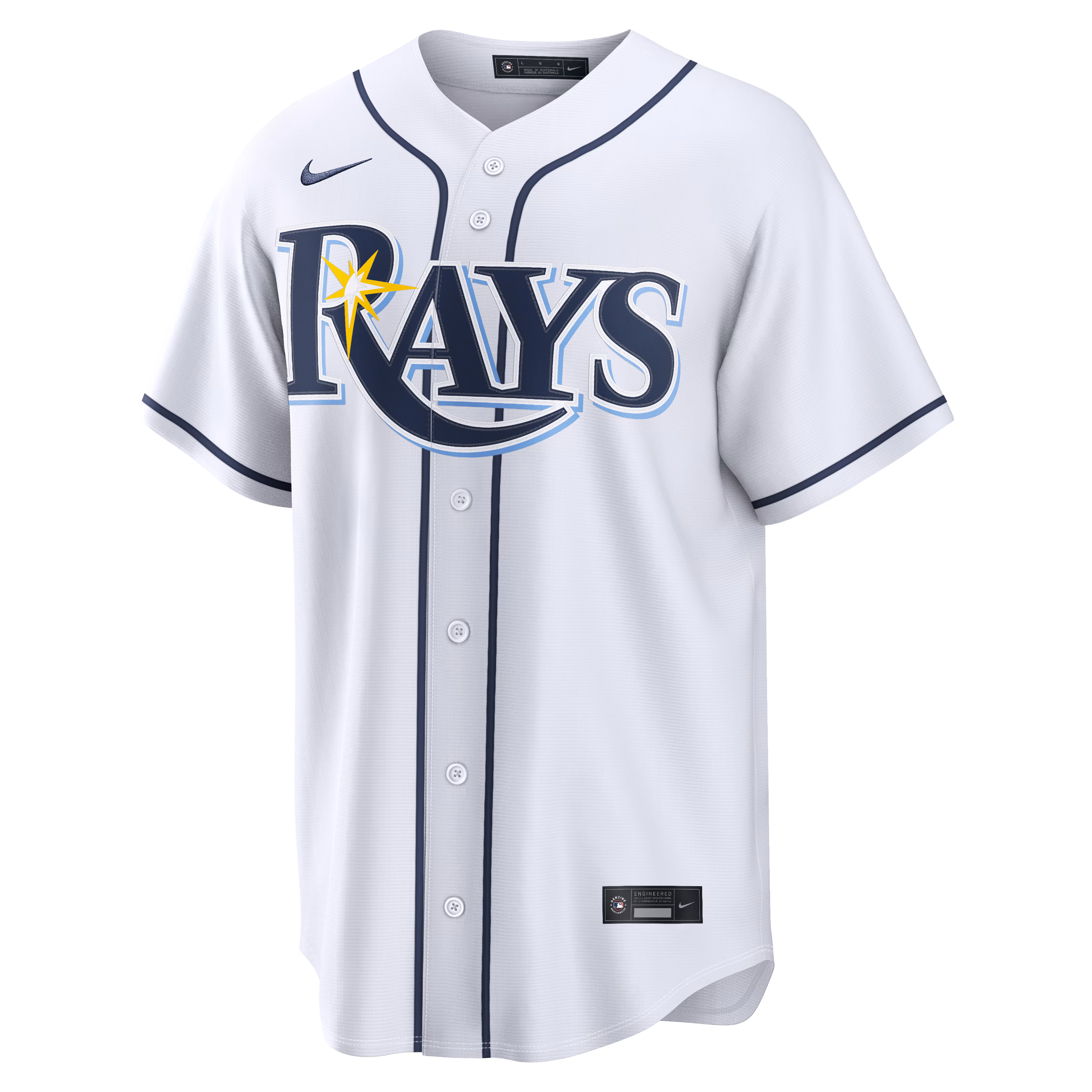 Junior Caminero Tampa Bay Rays Nike Home Replica Jersey - White