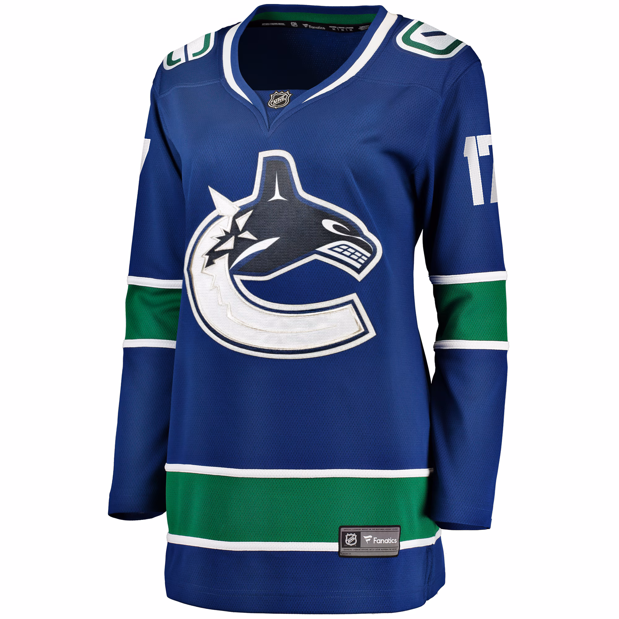 Filip Hronek Vancouver Canucks Women's Fanatics Home Breakaway Jersey - Blue