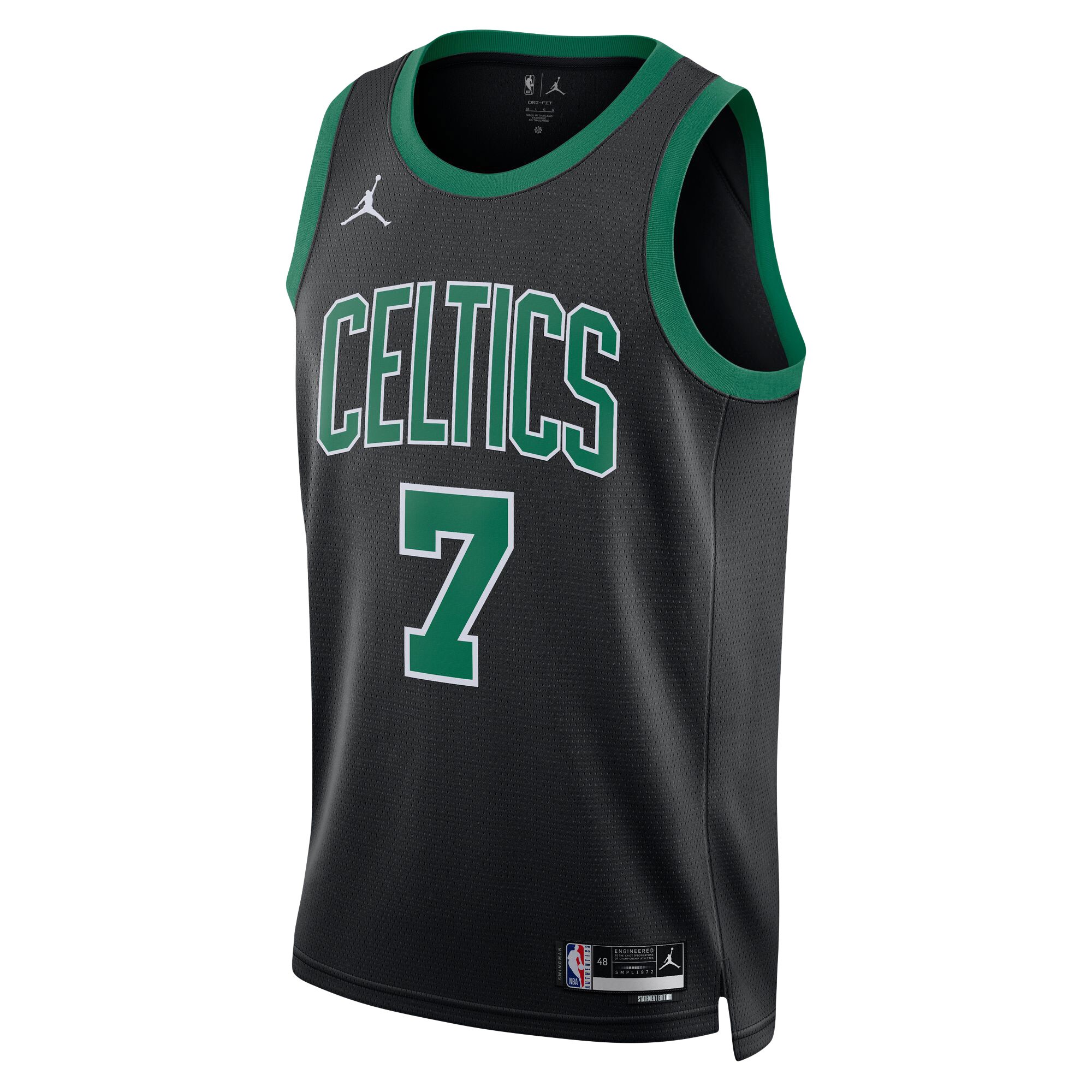 Jaylen Brown Boston Celtics Jordan Brand Unisex Swingman Jersey - Statement Edition - Black