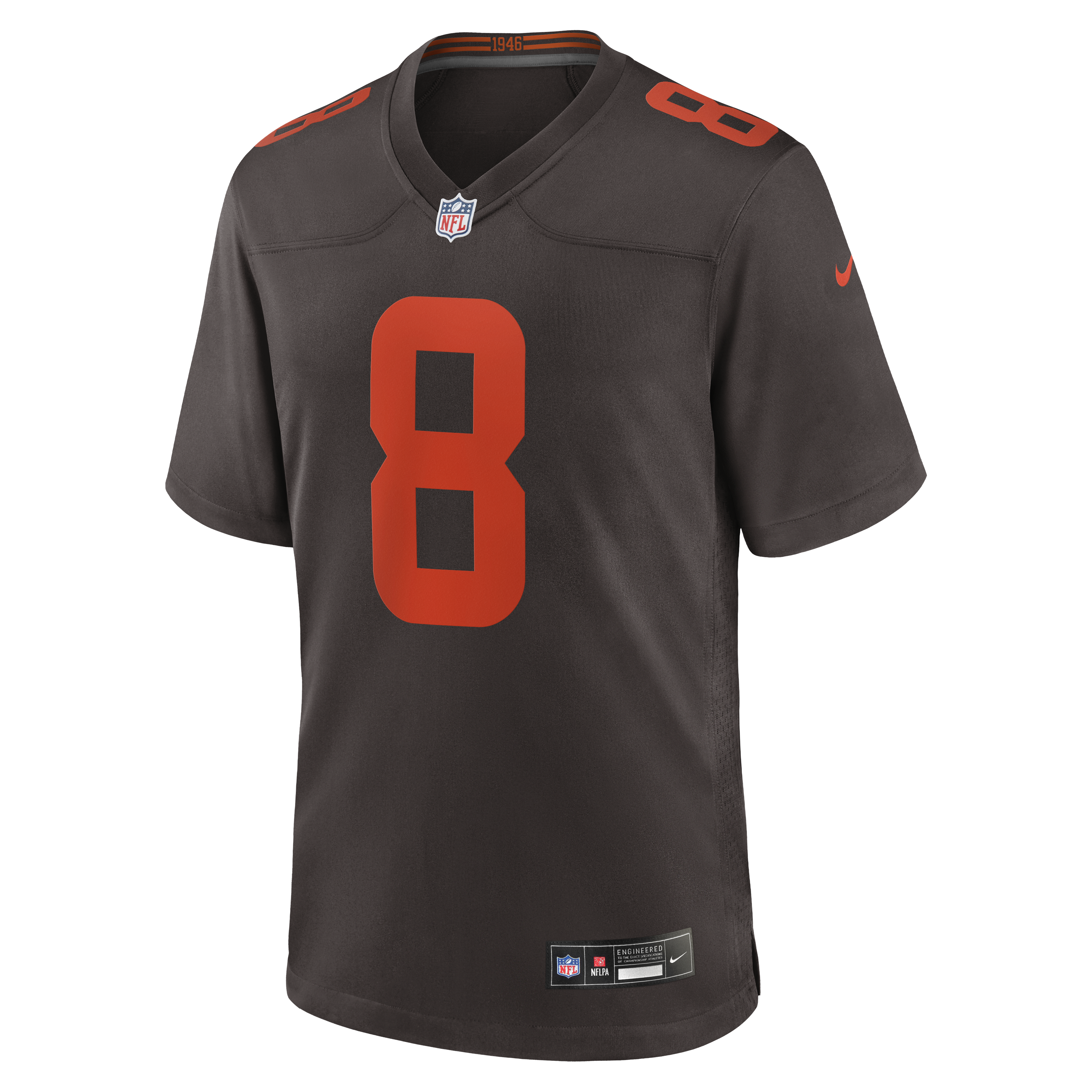 Jared Verse Cleveland Browns Nike Alternate Alpha Dawg Game Jersey - Brown