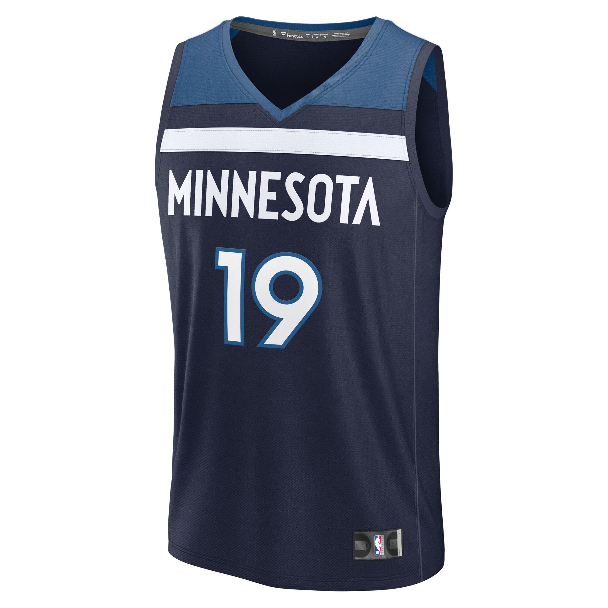 Joan Beringer Minnesota Timberwolves Fanatics Youth 2025 NBA Draft First Round Pick Fast Break Replica Jersey - Icon Edition - Navy