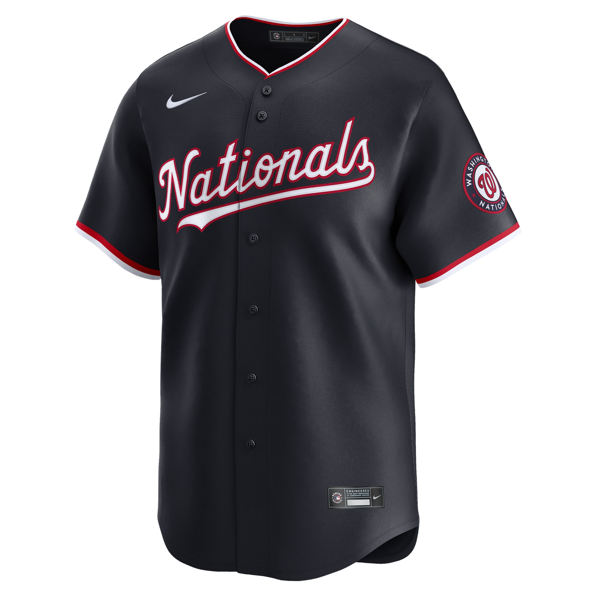 Washington Nationals Nike Alternate Limited Custom Jersey - Navy