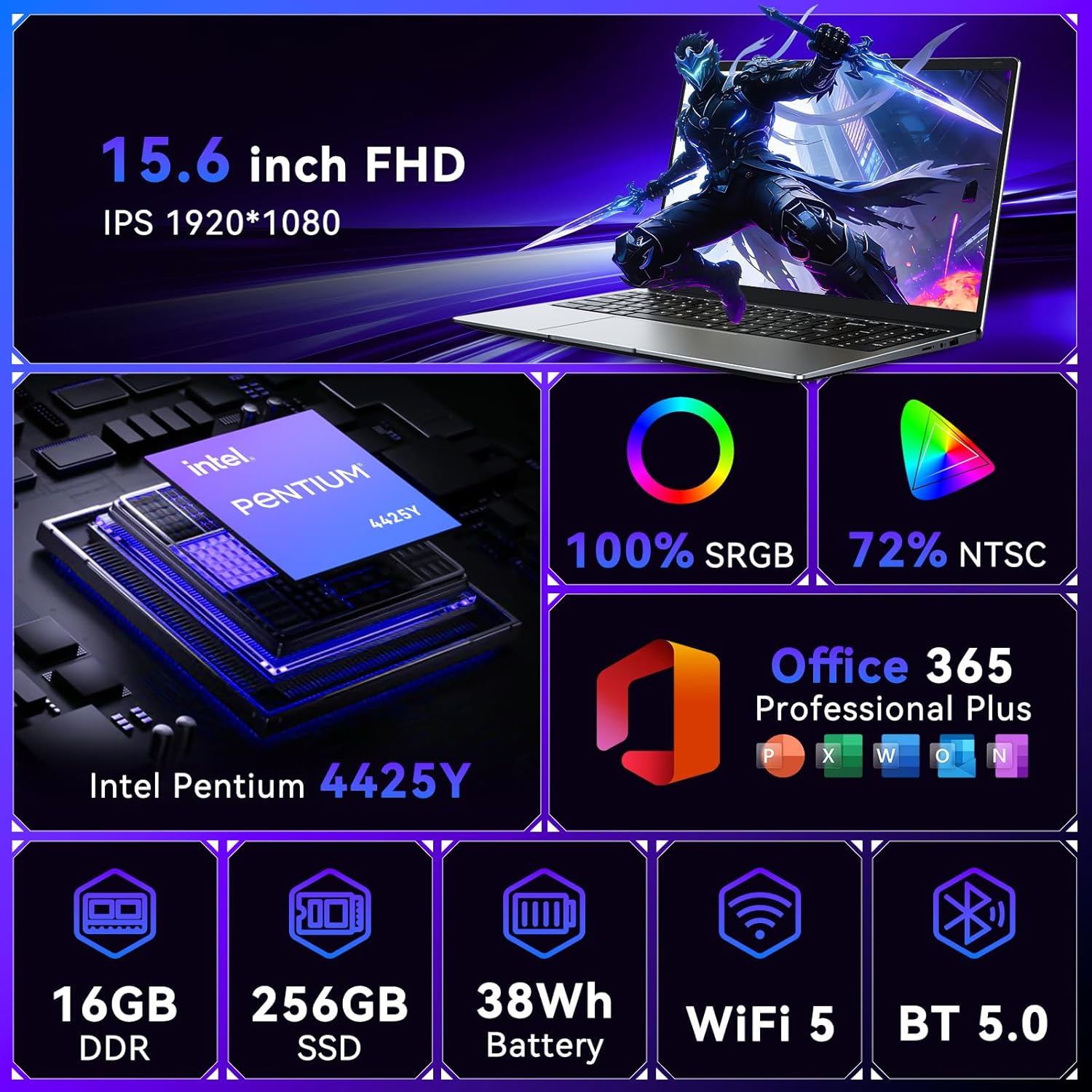 Laptop Computer 15.6