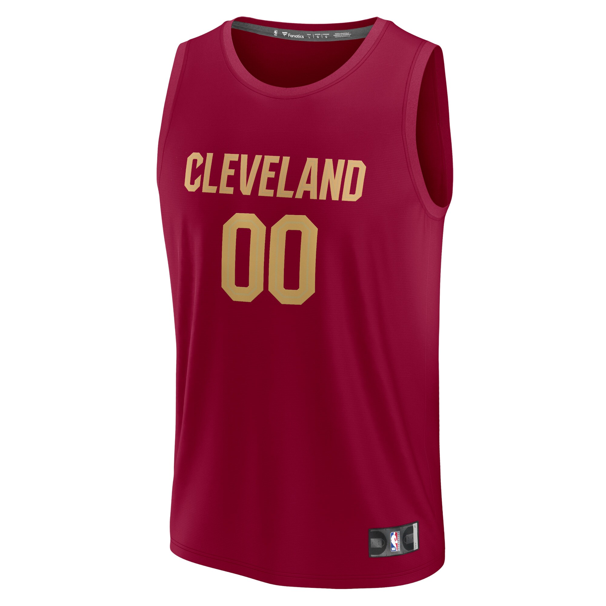 Cleveland Cavaliers Fanatics Youth Fast Break Custom Jersey - Maroon - Icon Edition
