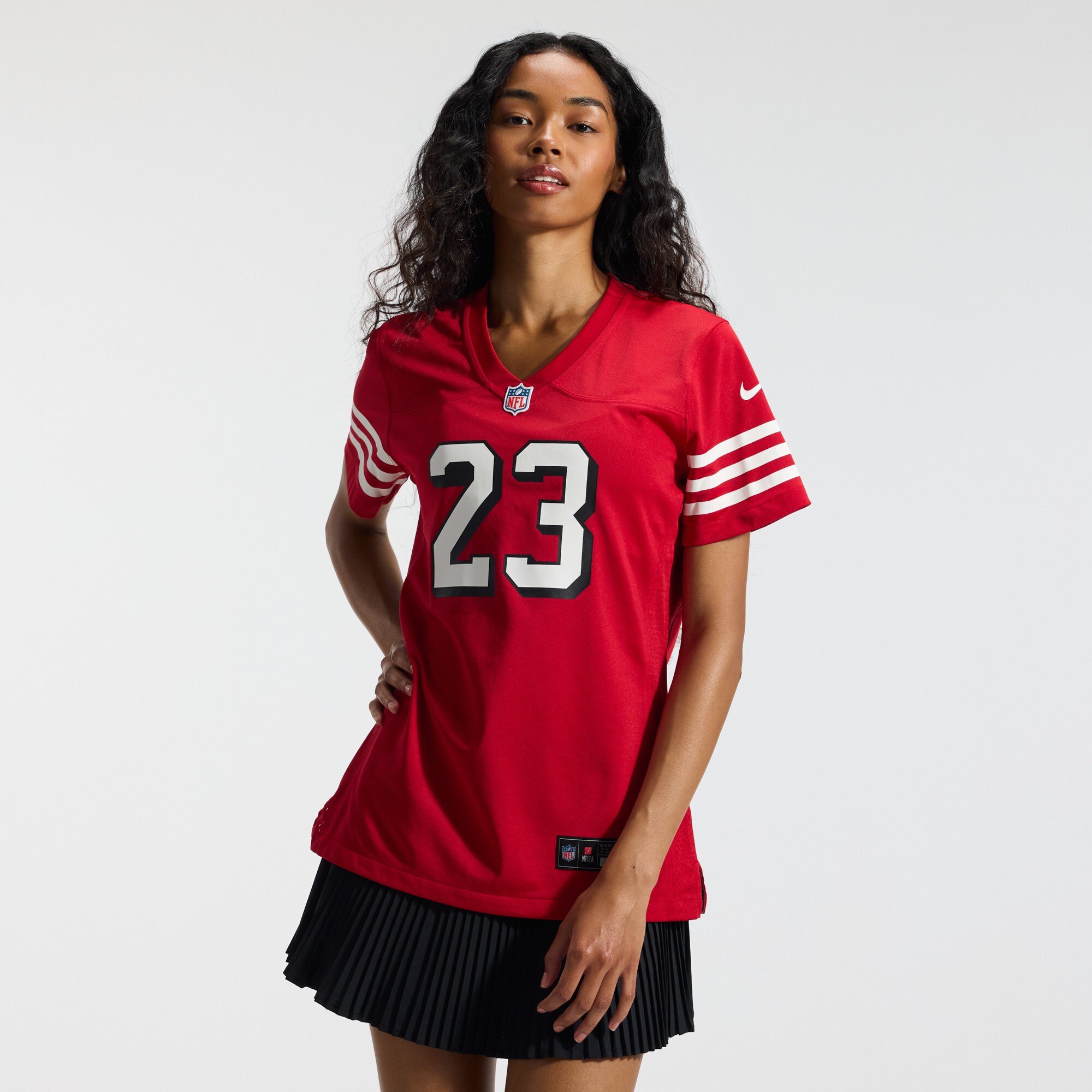 Christian McCaffrey San Francisco 49ers Nike Women's Player Jersey - Scarlet