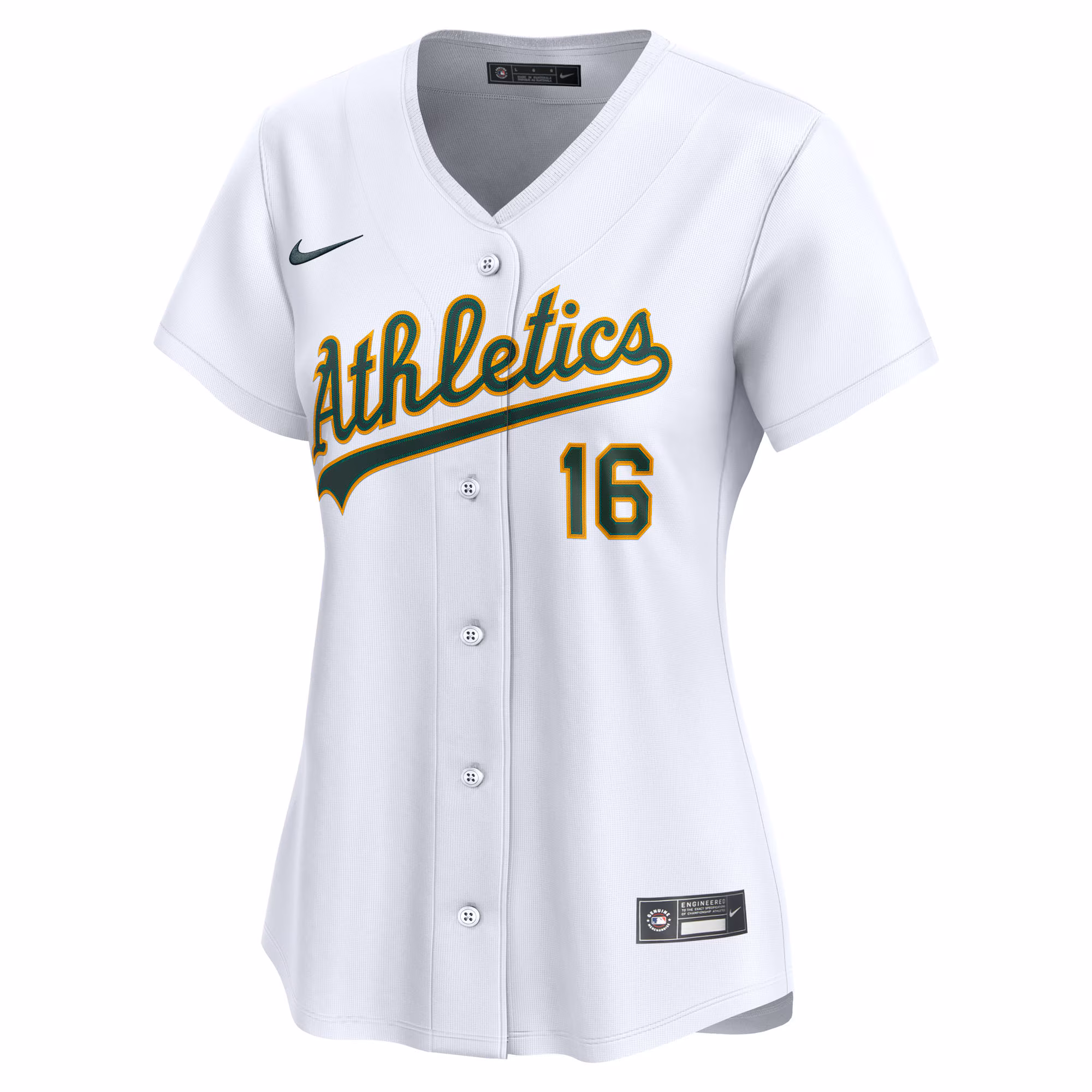 Nick Kurtz Athletics Nike Women's Home Limited Player Jersey - White