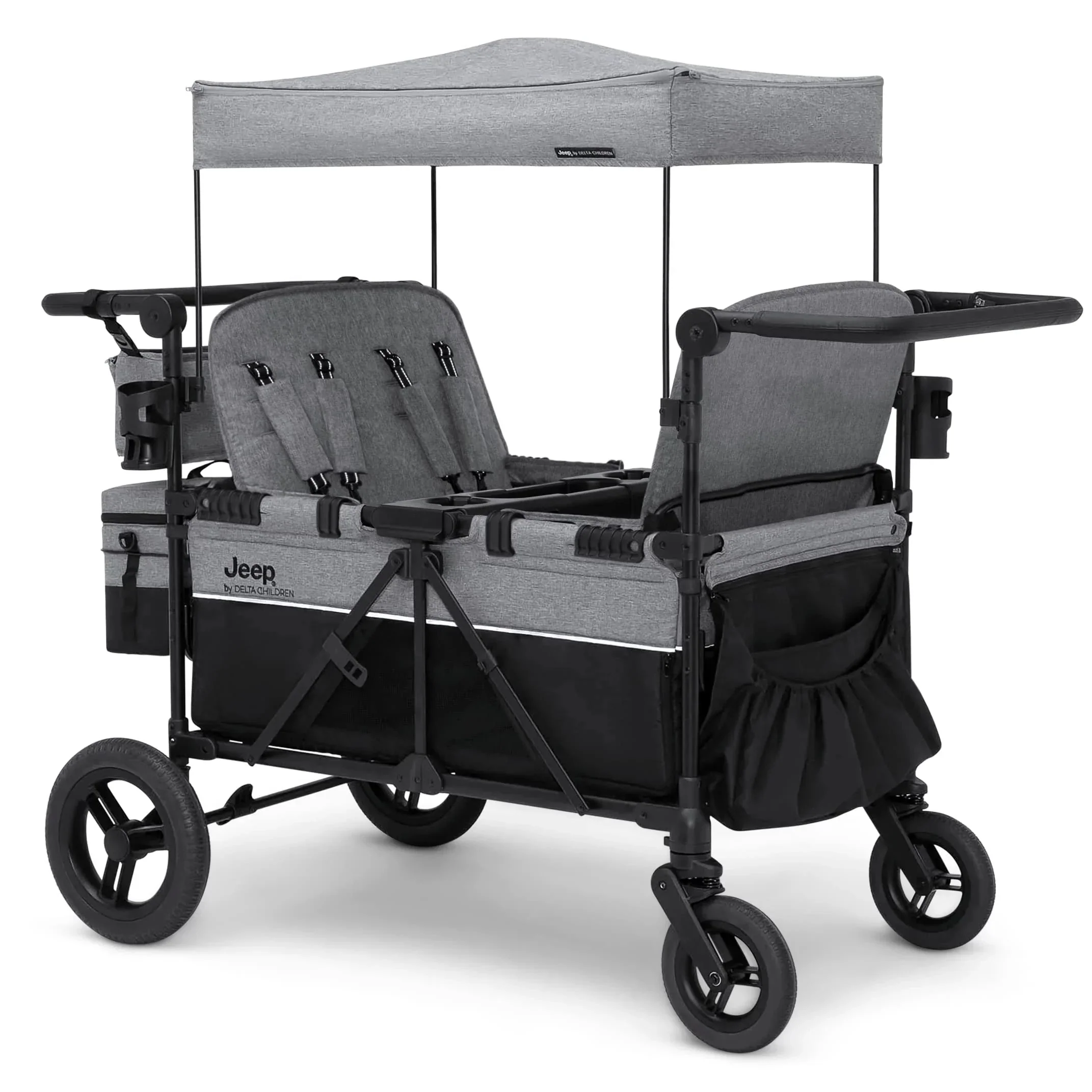 Delta Children's Jeep Wrangler Deluxe 4-Seater Stroller Wagon
