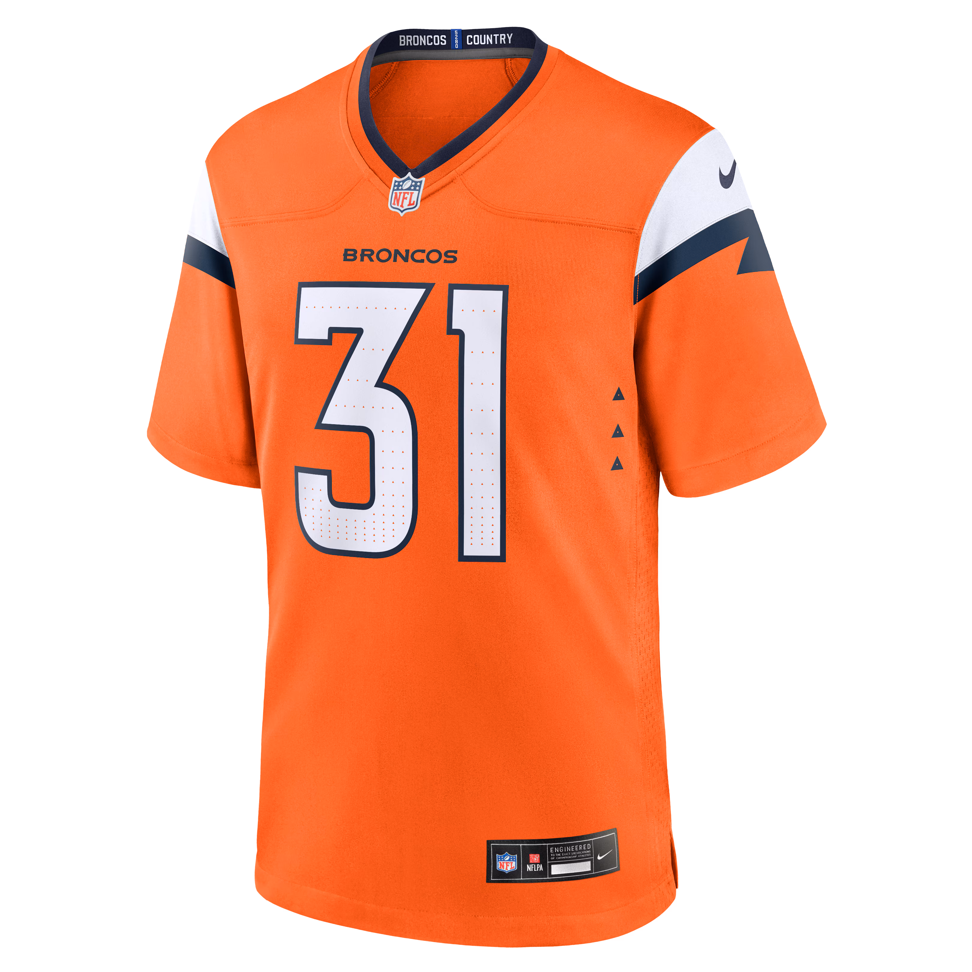 Kris Abrams-Draine Denver Broncos Nike Team Game Jersey -  Orange