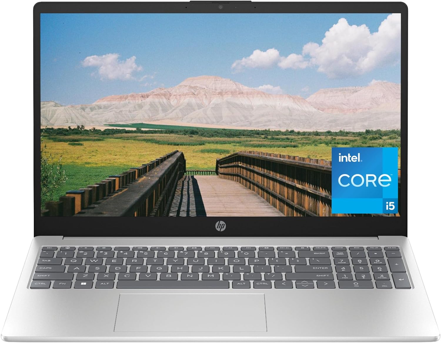 HP 15 inch Laptop, HD Display, 13th Generation Intel Core i5-1334U, 8 GB RAM, 512 GB SSD, Intel Iris Xe Graphics, Windows 11 Home, 15-fd0012nr (2024) (Renewed)