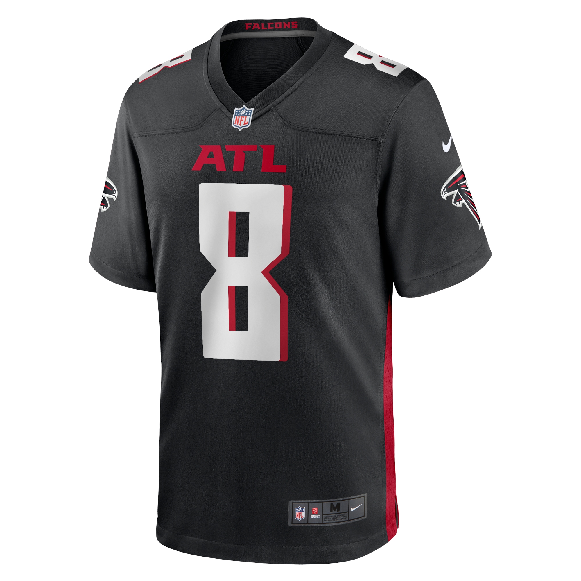 Kyle Pitts Sr. Atlanta Falcons Nike Youth Game Jersey - Black