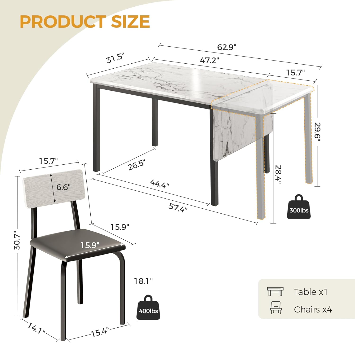 IRONCK 5-Piece 63