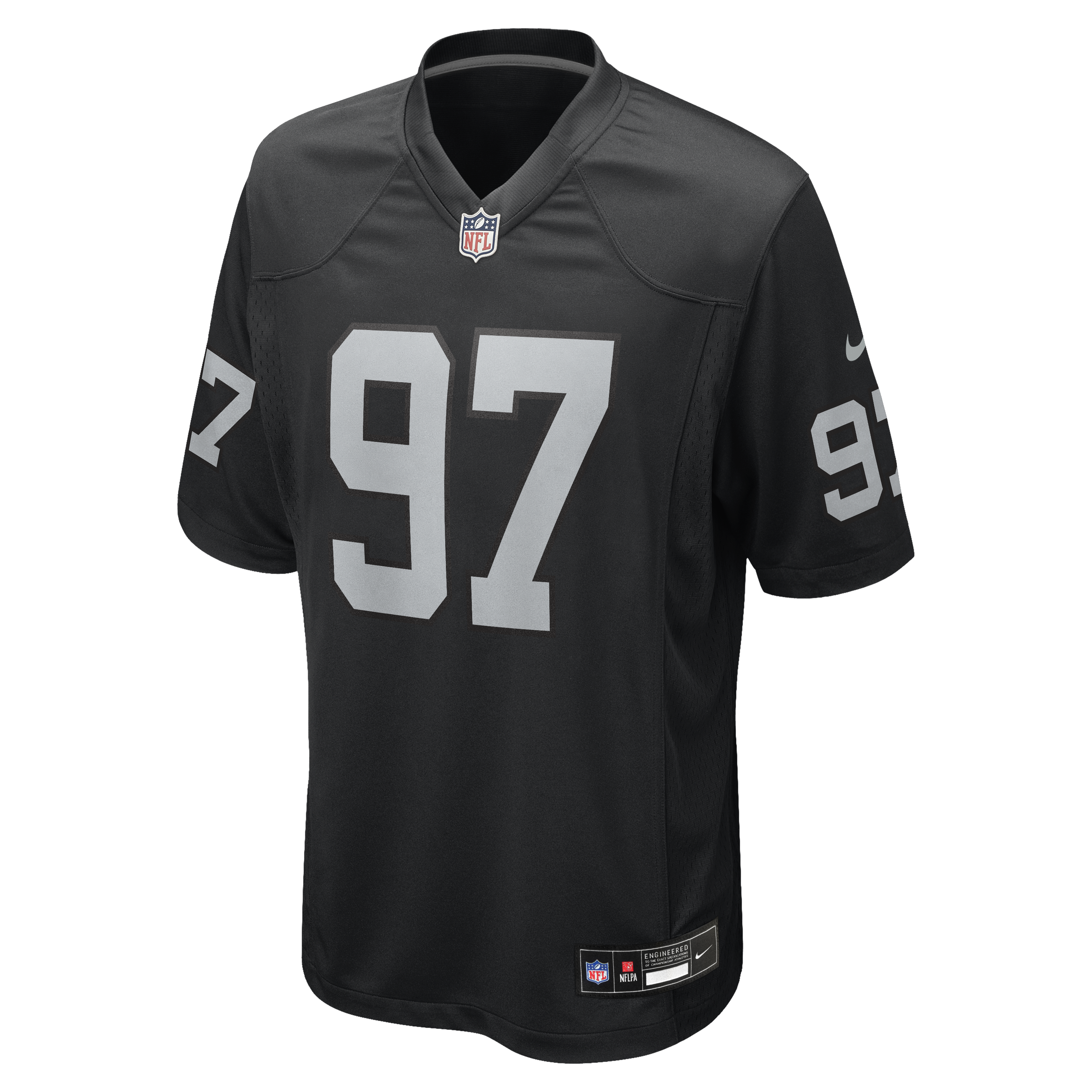 Tonka Hemingway Las Vegas Raiders Nike Team Game Jersey -  Black