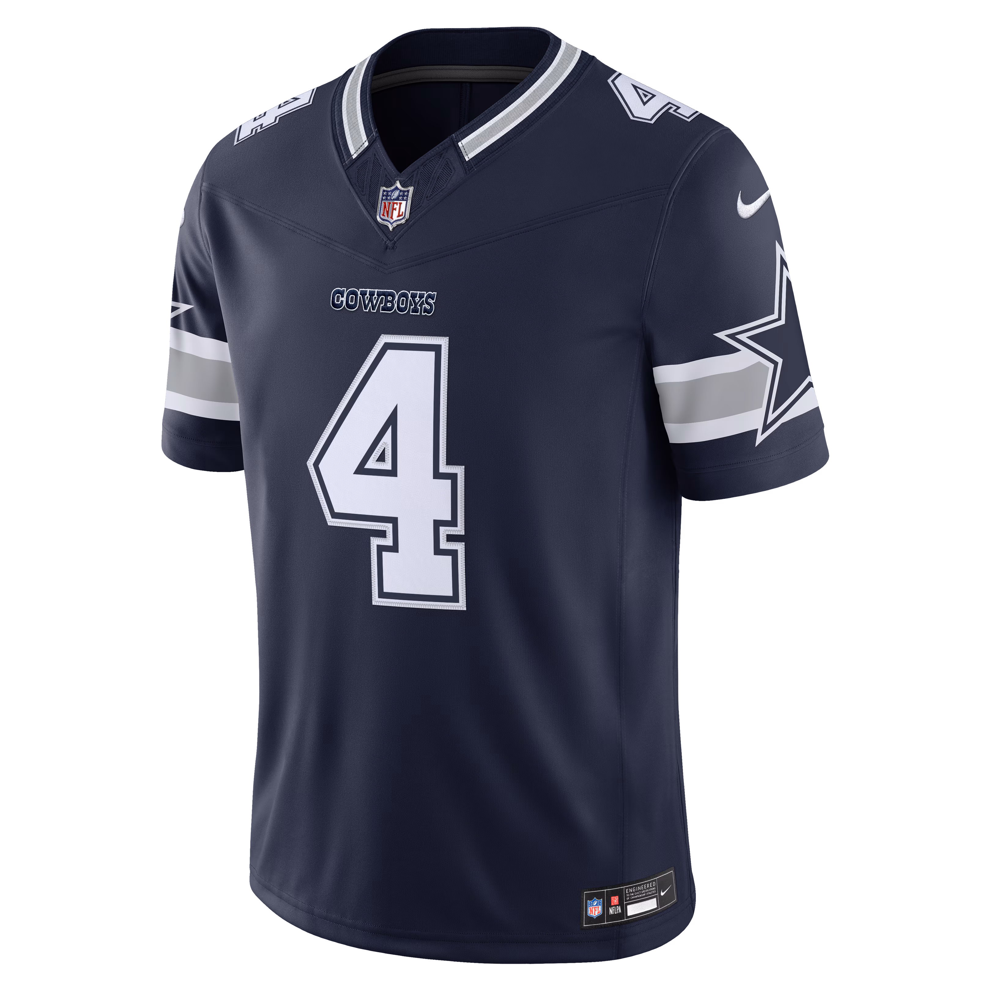 Dak Prescott Dallas Cowboys Nike Vapor F.U.S.E. Stitched Limited Jersey - Navy
