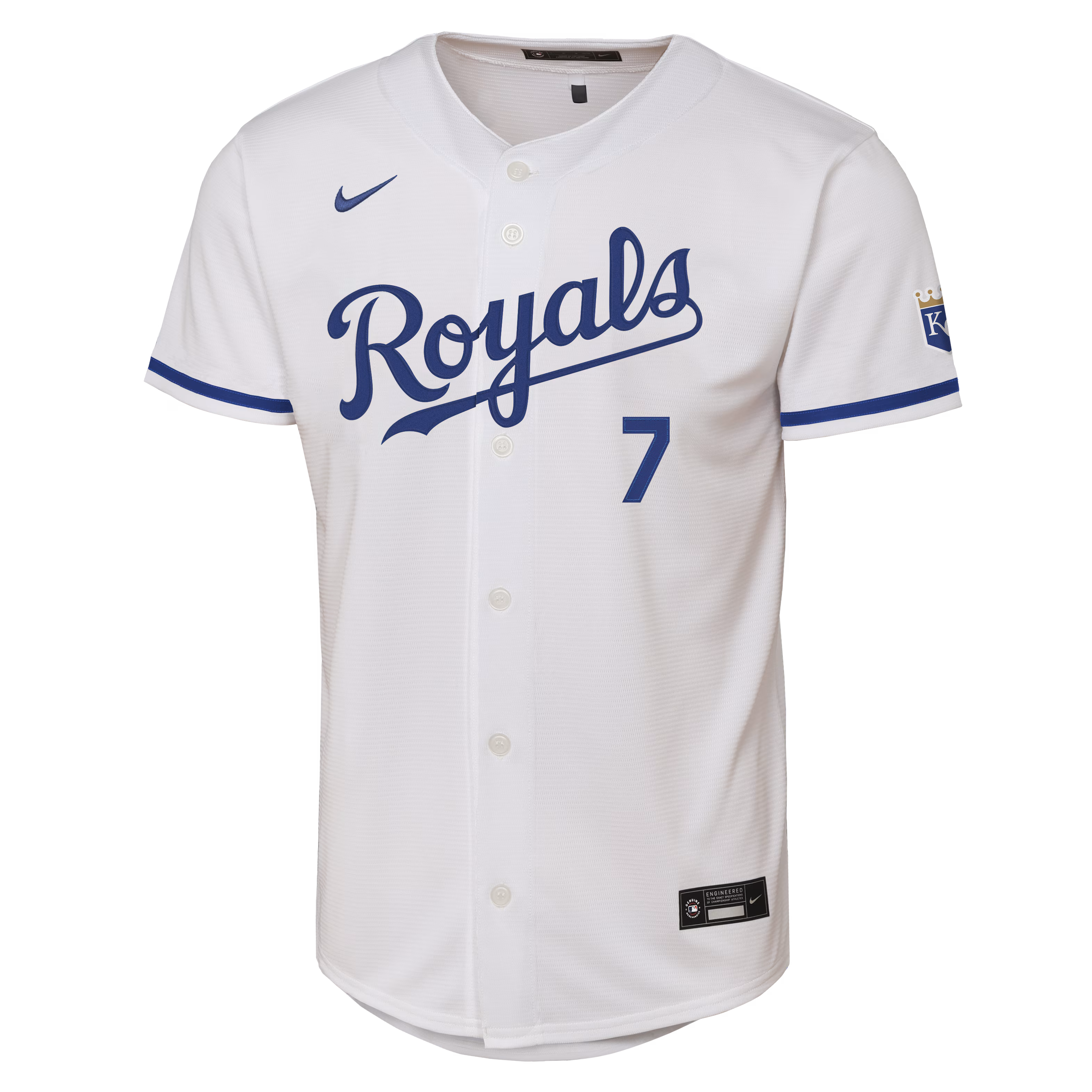 Bobby Witt Jr. Kansas City Royals Nike Youth Home Stadium Jersey - White