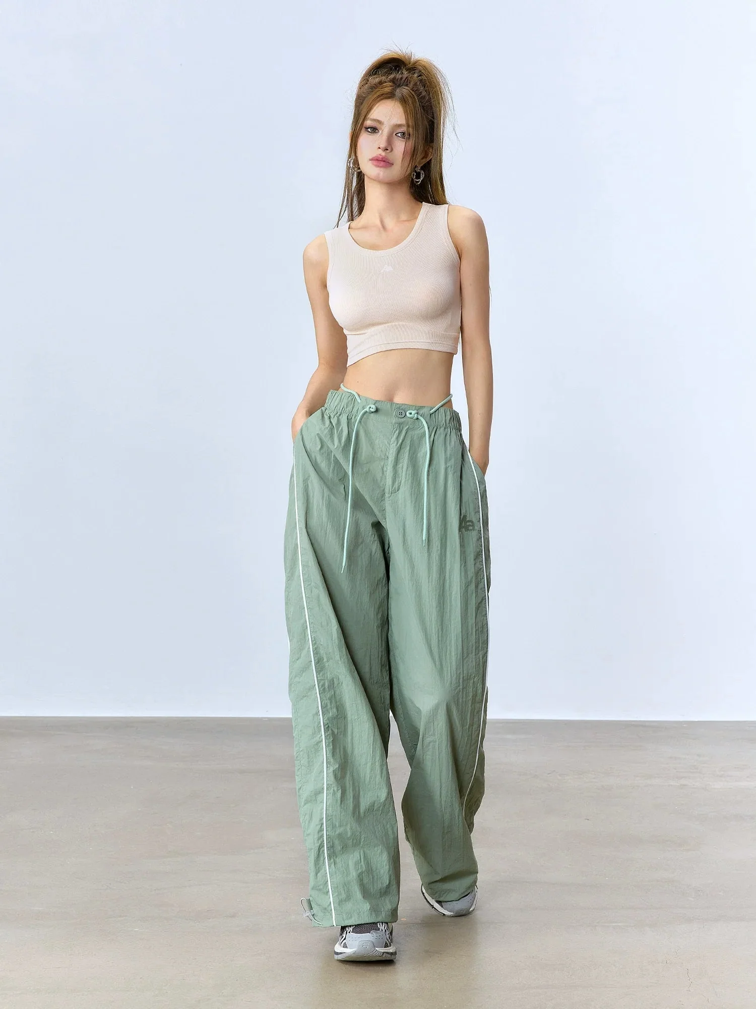 Summer Breathable Casual Overalls Jazz Pants KT3193