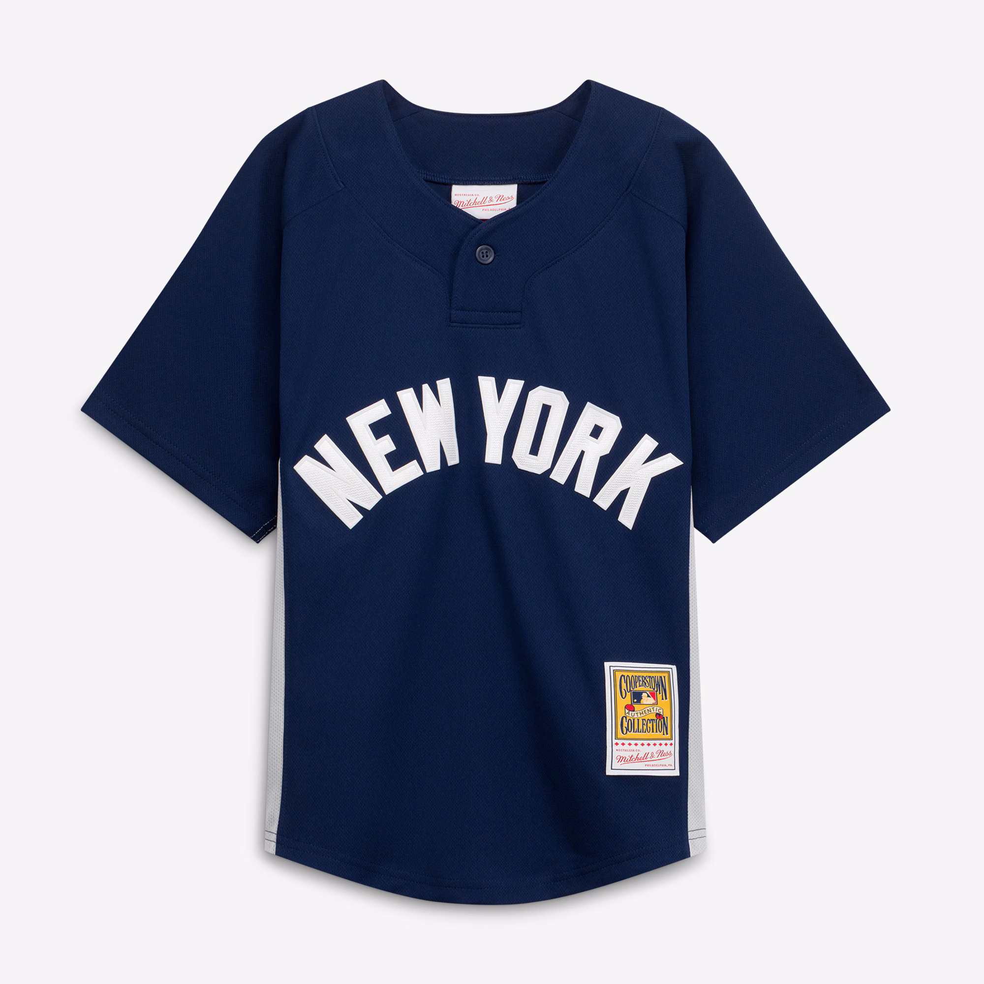 Mitchell & Ness CC Sabathia New York Yankees Youth Navy Mesh Batting Practice Jersey