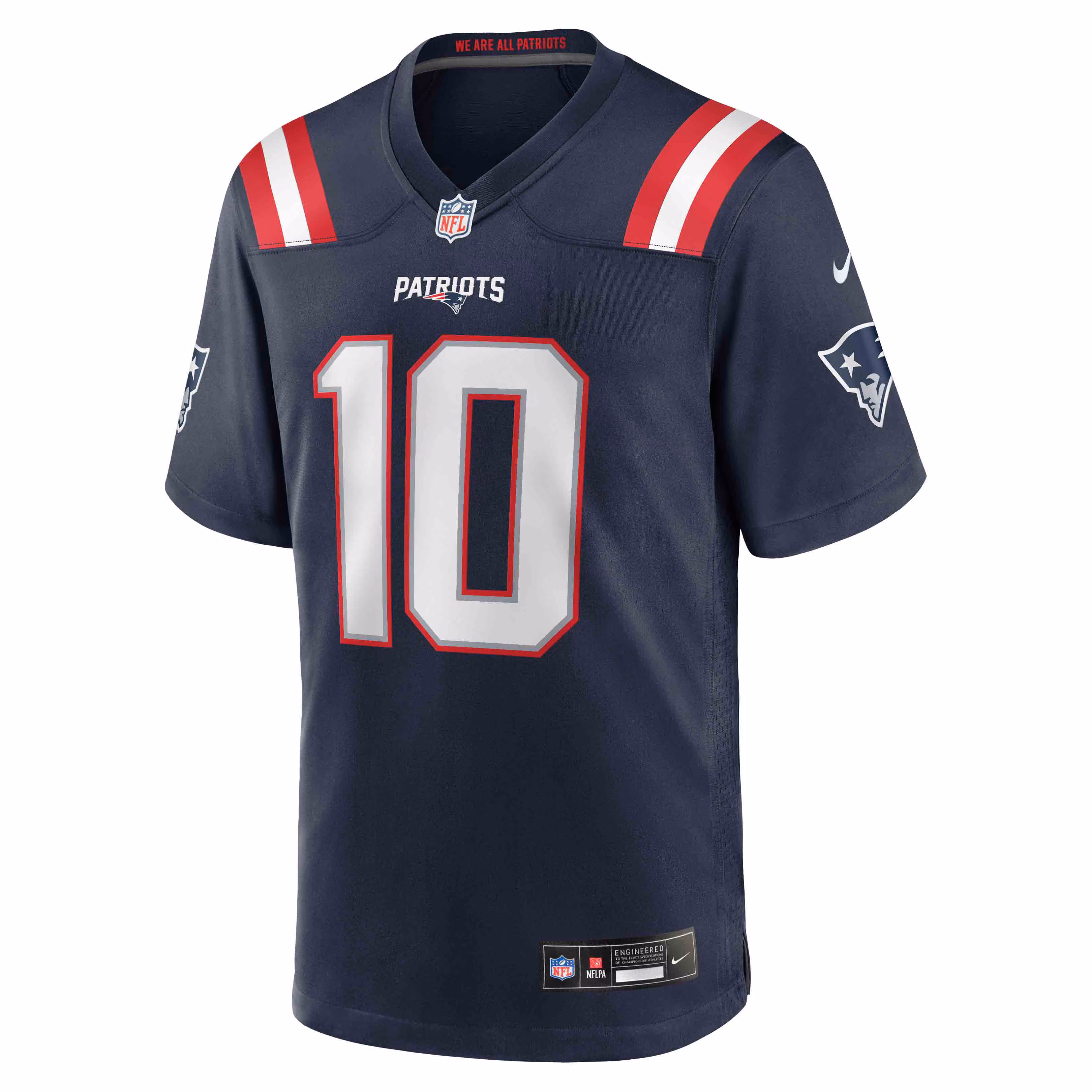 Drake Maye New England Patriots Nike  Player Game Jersey - Navy